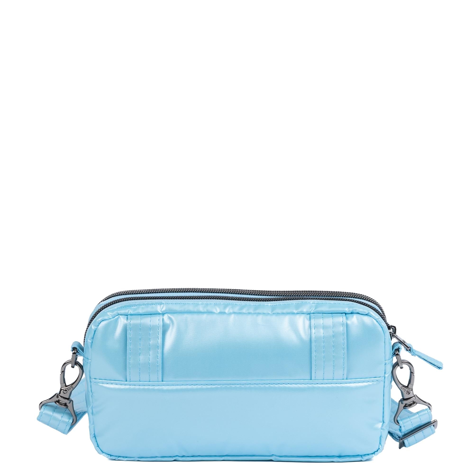Coupe XL Plus Convertible Crossbody Bag - METALLIC BUBBLE BLUE - 24552_CoupeXLPlus_MetallicBubbleBlue_Angle_05