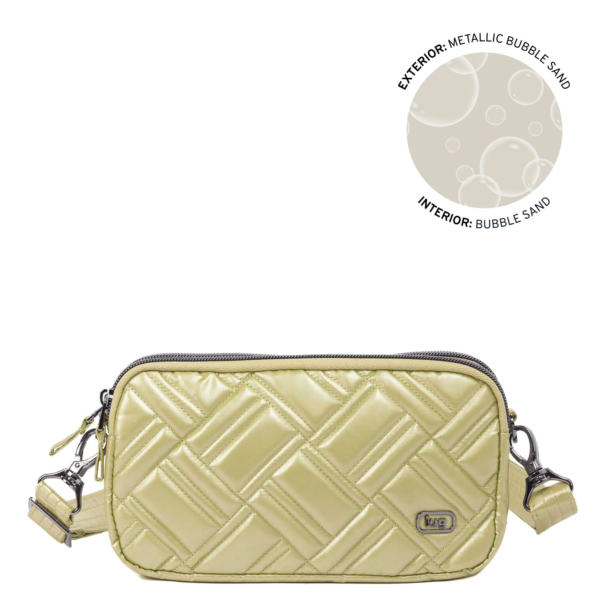 Coupe XL Plus Convertible Crossbody Bag - METALLIC BUBBLE SAND - 24553_CoupeXLPlus_MetallicBubbleSand_Angle_01_1unvzy