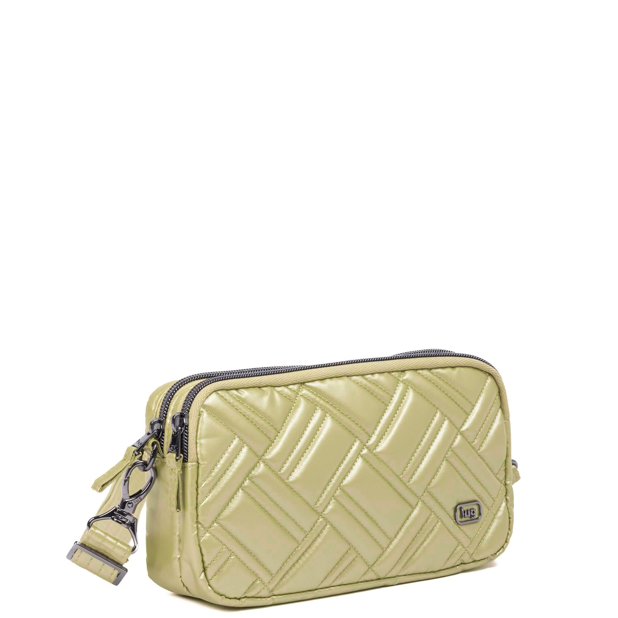 Coupe XL Plus Convertible Crossbody Bag - METALLIC BUBBLE SAND - 24553_CoupeXLPlus_MetallicBubbleSand_Angle_02_azvizl