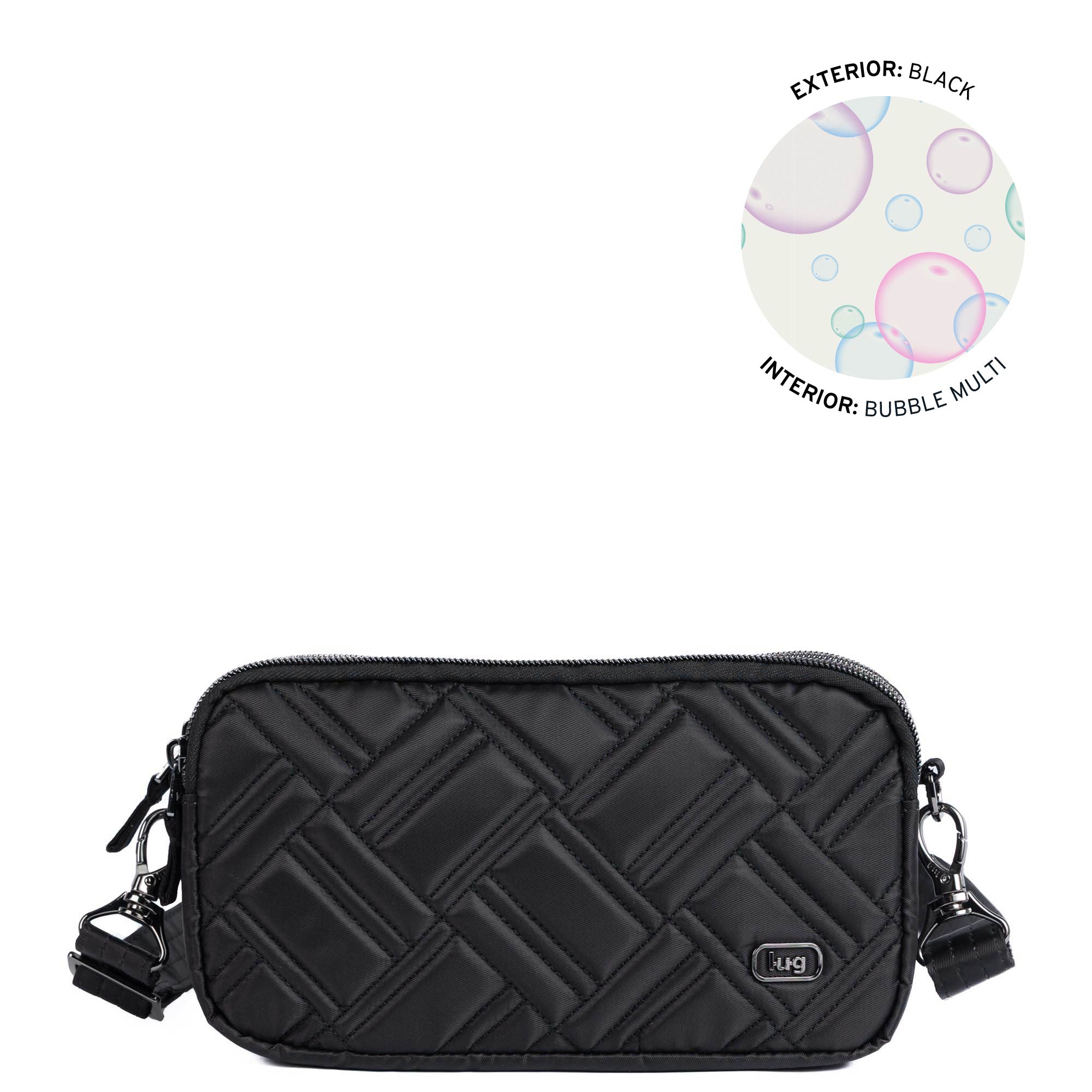 Coupe XL Plus Convertible Crossbody Bag - BLACK - 24555_CoupeXLPlus_Black_Angle_01
