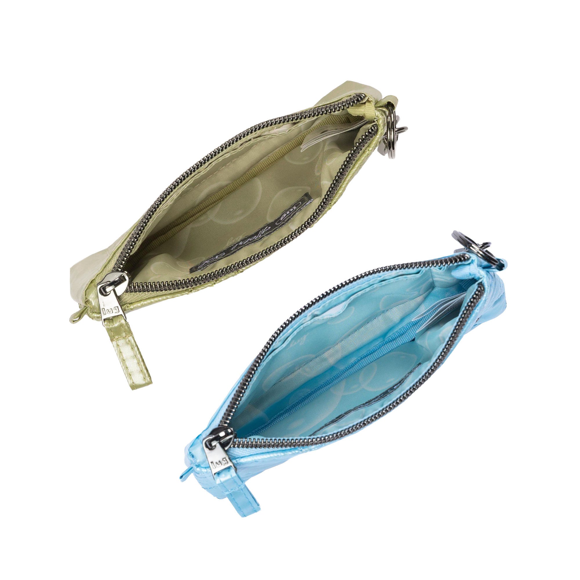 Metro XL Pouch - 2pc Set - METALLIC BUBBLE BLUE METALLIC BUBBLE SAND - 24559_MetroXL2pc_MetallicBubbleSandBlue_Angle_03_nb57f5