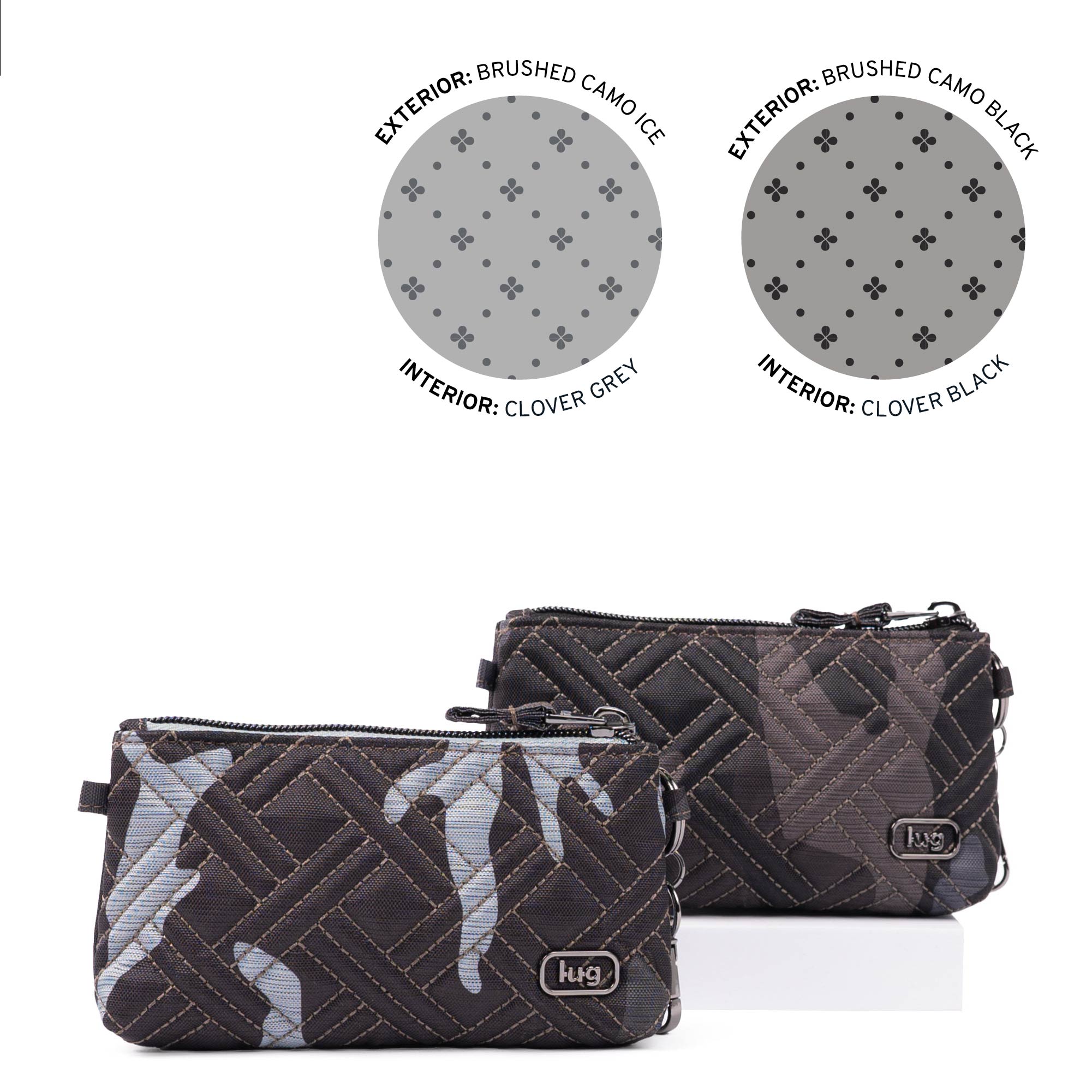 Metro XL Pouch - 2pc Set - BRUSHED CAMO BLACK BRUSHED CAMO ICE - 24560_MetroXL2pc_BrushedCamoBlackCamoIce_Angle_01