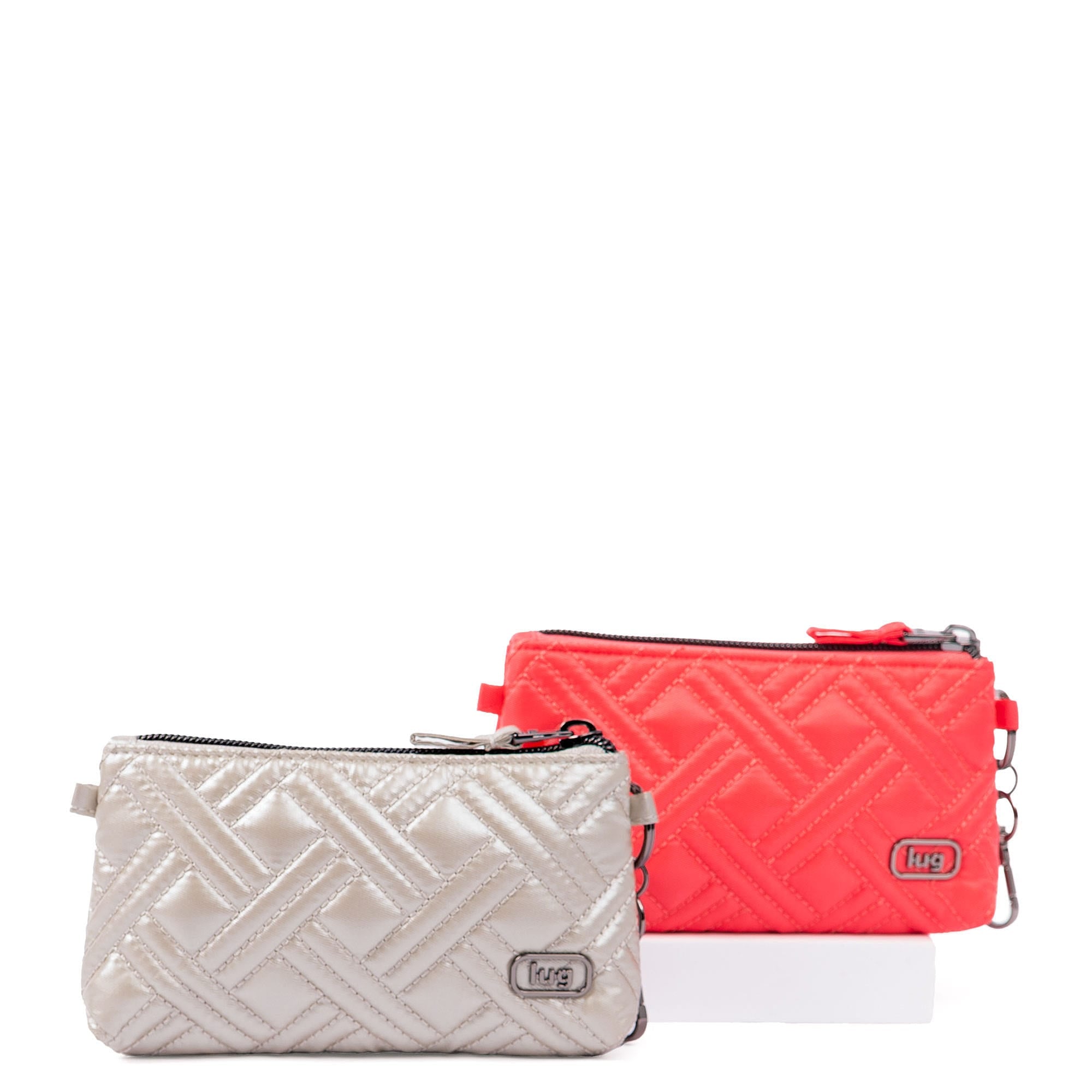 Metro XL Pouch - 2pc Set - - 24563_MetroXL2pc_CoralRedMetallicPebble_Angle_01_tz14bm