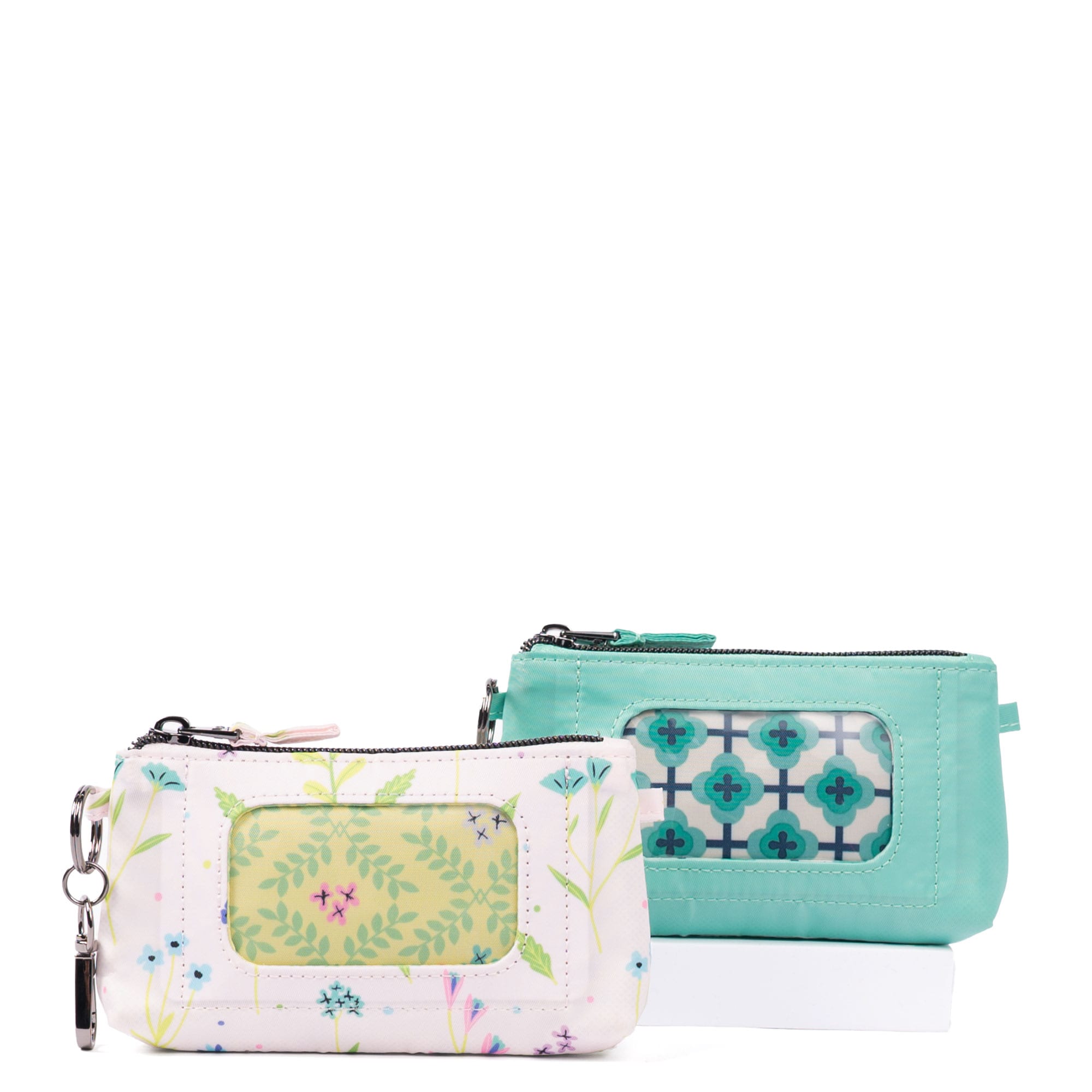 Metro XL Pouch - 2pc Set - MEADOW RETREAT BUBBLE MINT - 24564_MetroXL2pc_MeadowRetreatBubbleMint_Angle_02