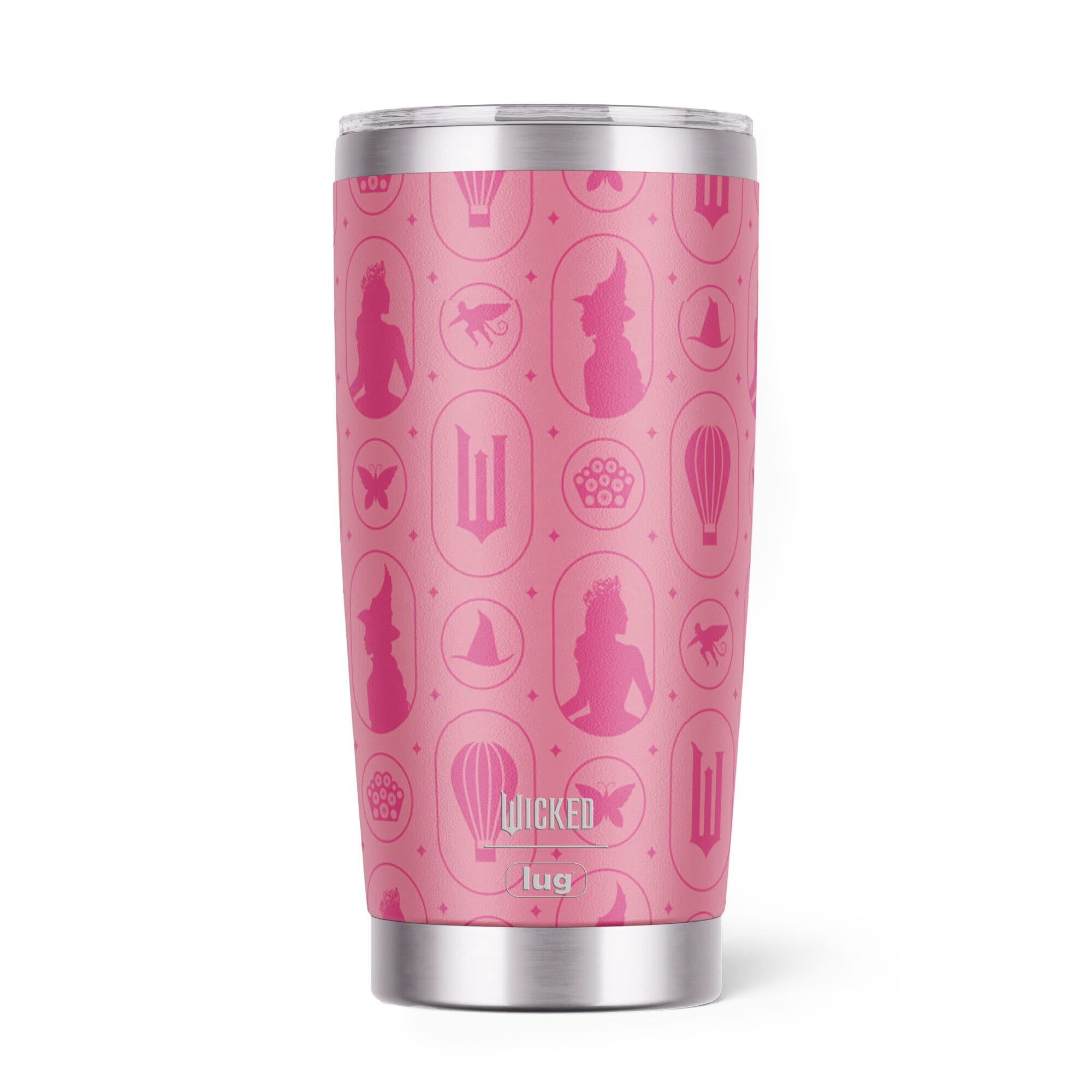 Wicked x Lug Guzzle Tumbler - WICKED PINK - 24701_Wicked_Guzzle_WickedPink_Angle_01