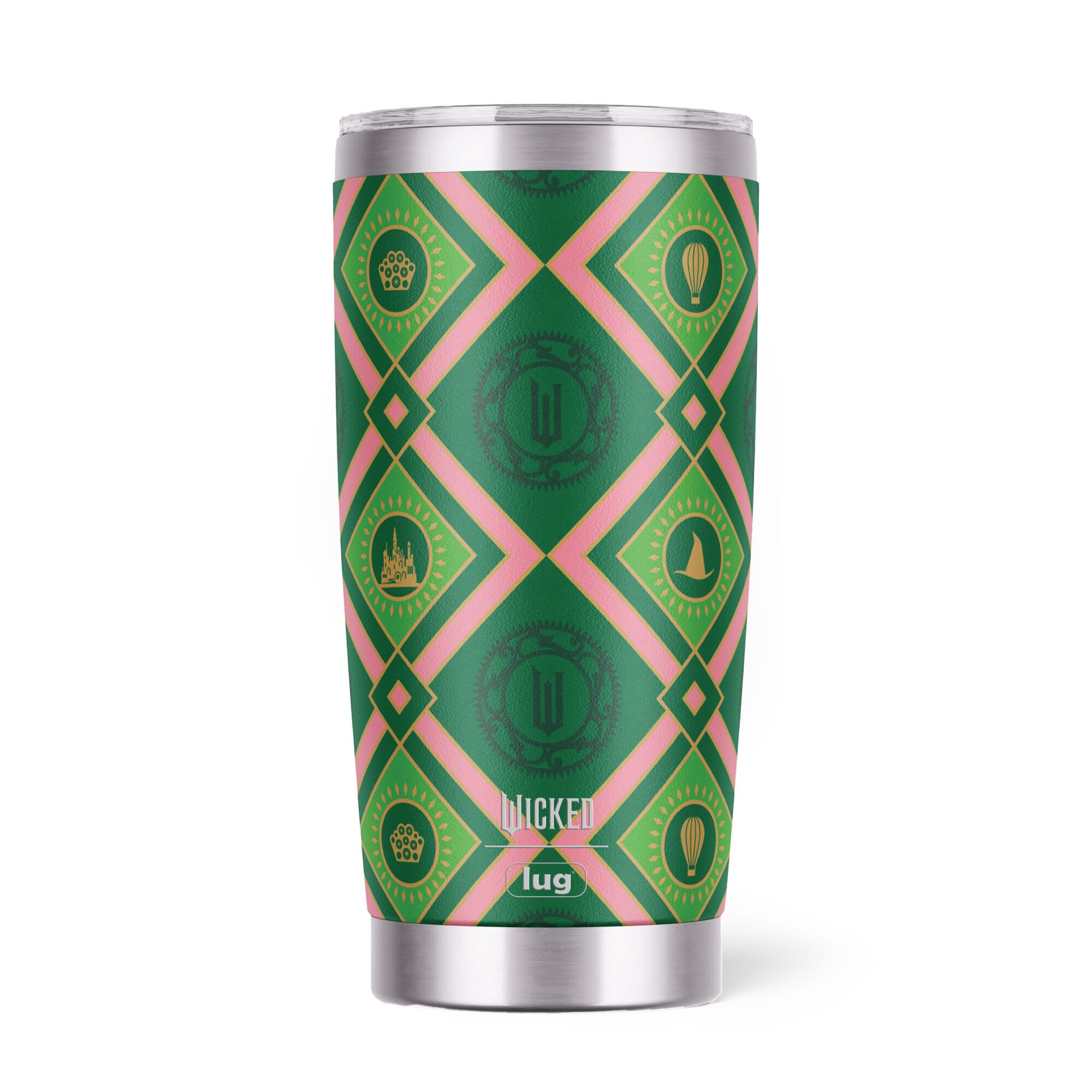 Wicked x Lug Guzzle Tumbler - ELPHABA GLINDA - 24703_Wicked_Guzzle_ElphabaGlinda_Angle_01