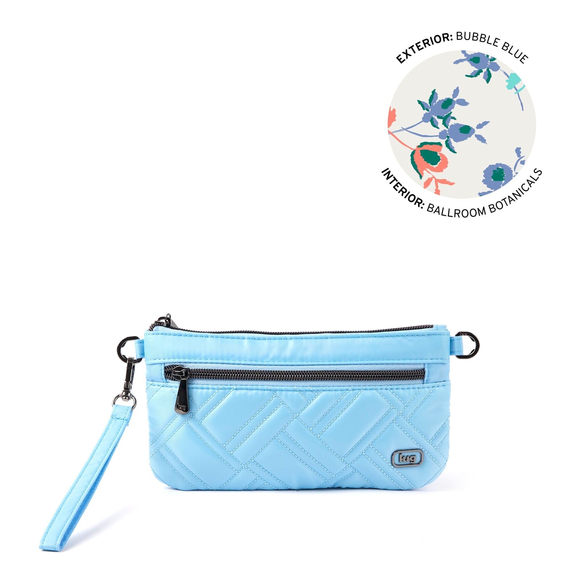 Super Metro Wristlet Pouch - BUBBLE BLUE - 24711_Super-Metro_Bubble-Blue_01