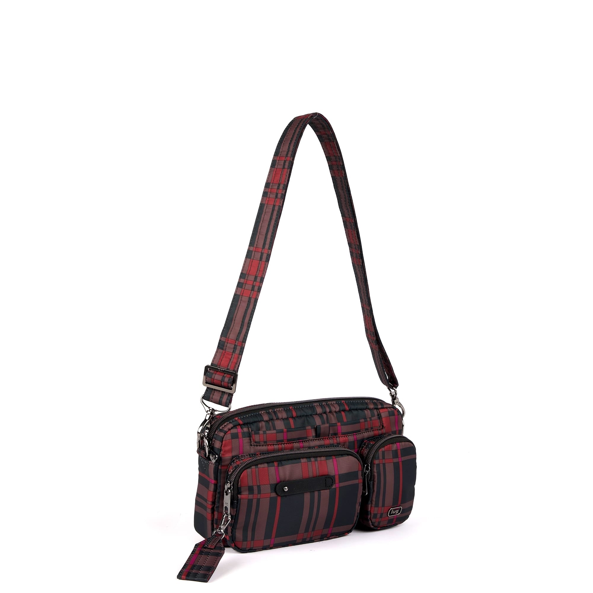 Switcheroo Crossbody Bag - BLACK & BERRY PLAID - 24732_Switcheroo_Black-Berry-Plaid_02