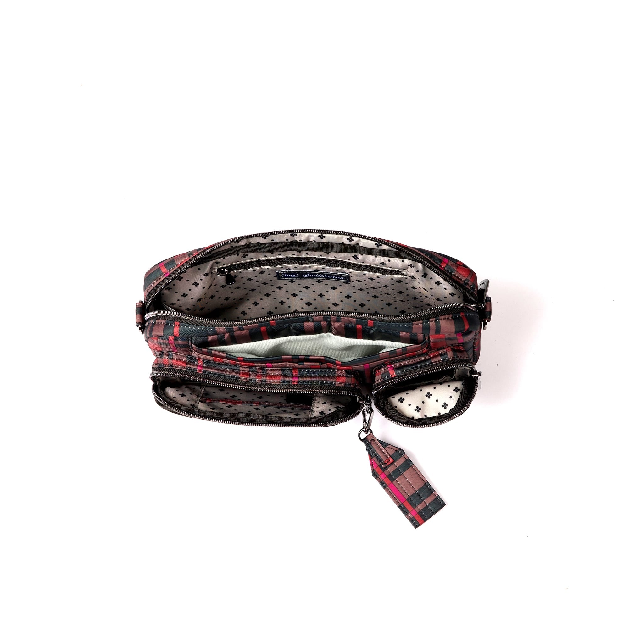 Switcheroo Crossbody Bag - BLACK & BERRY PLAID - 24732_Switcheroo_Black-Berry-Plaid_06