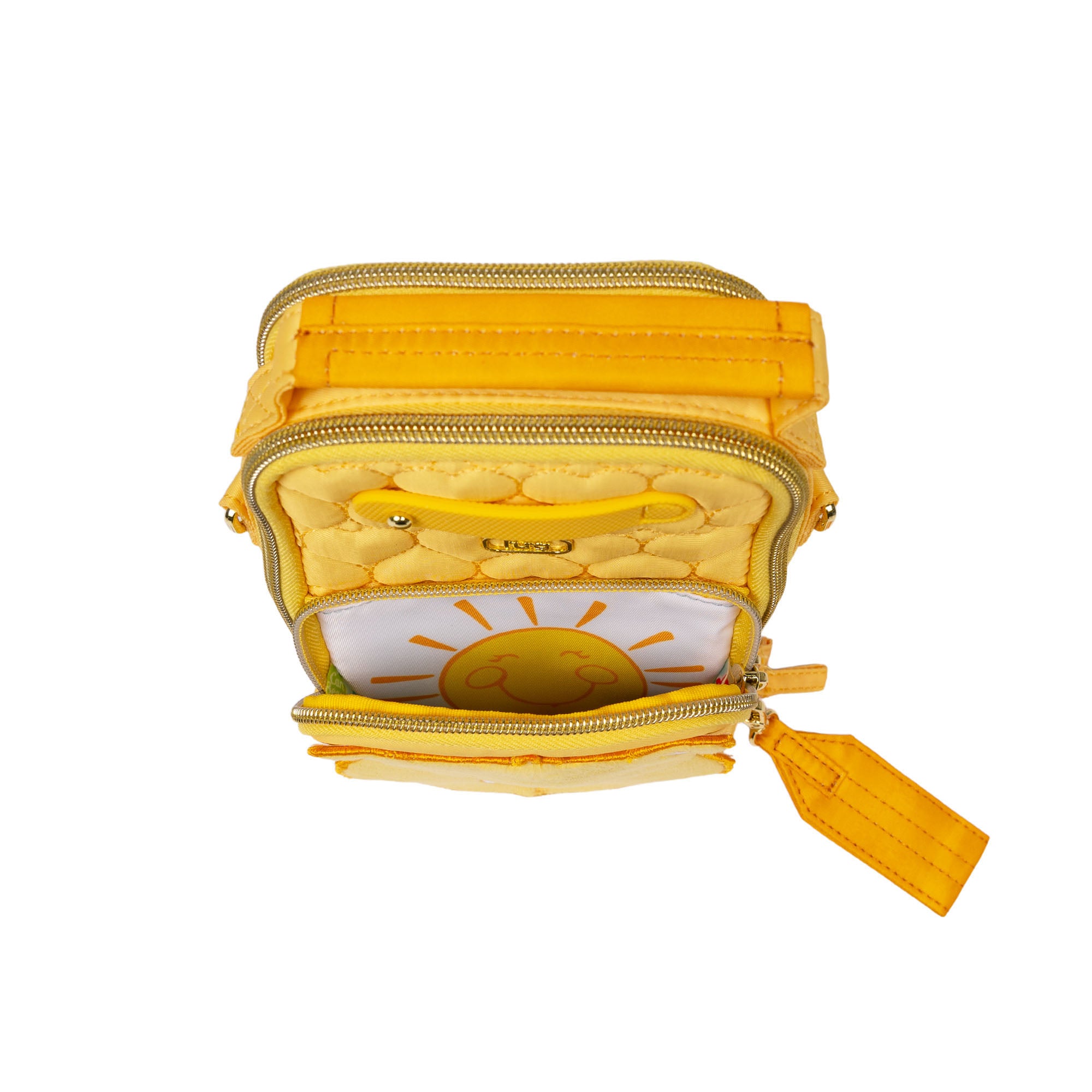 Care Bears x Lug Skeeter Mini Bridge Crossbody Bag - FUNSHINE BEAR - 24734_CareBears_SkeeterMiniBridge_FunshineBear_Angle_06