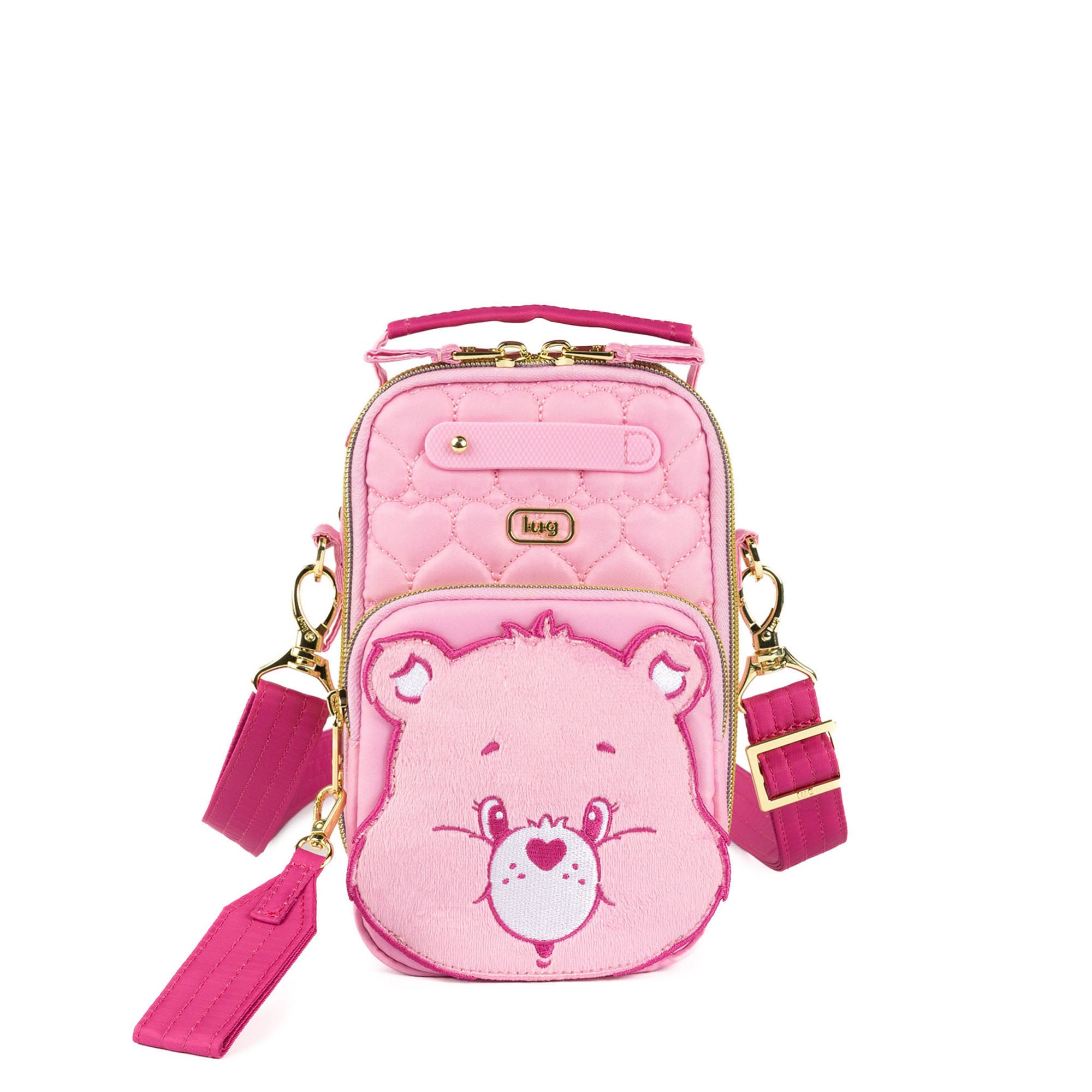 Care Bears x Lug Skeeter Mini Bridge Crossbody Bag - - 24735_CareBears_SkeeterMiniBridge_CheerBear_Angle_01_9kge8l