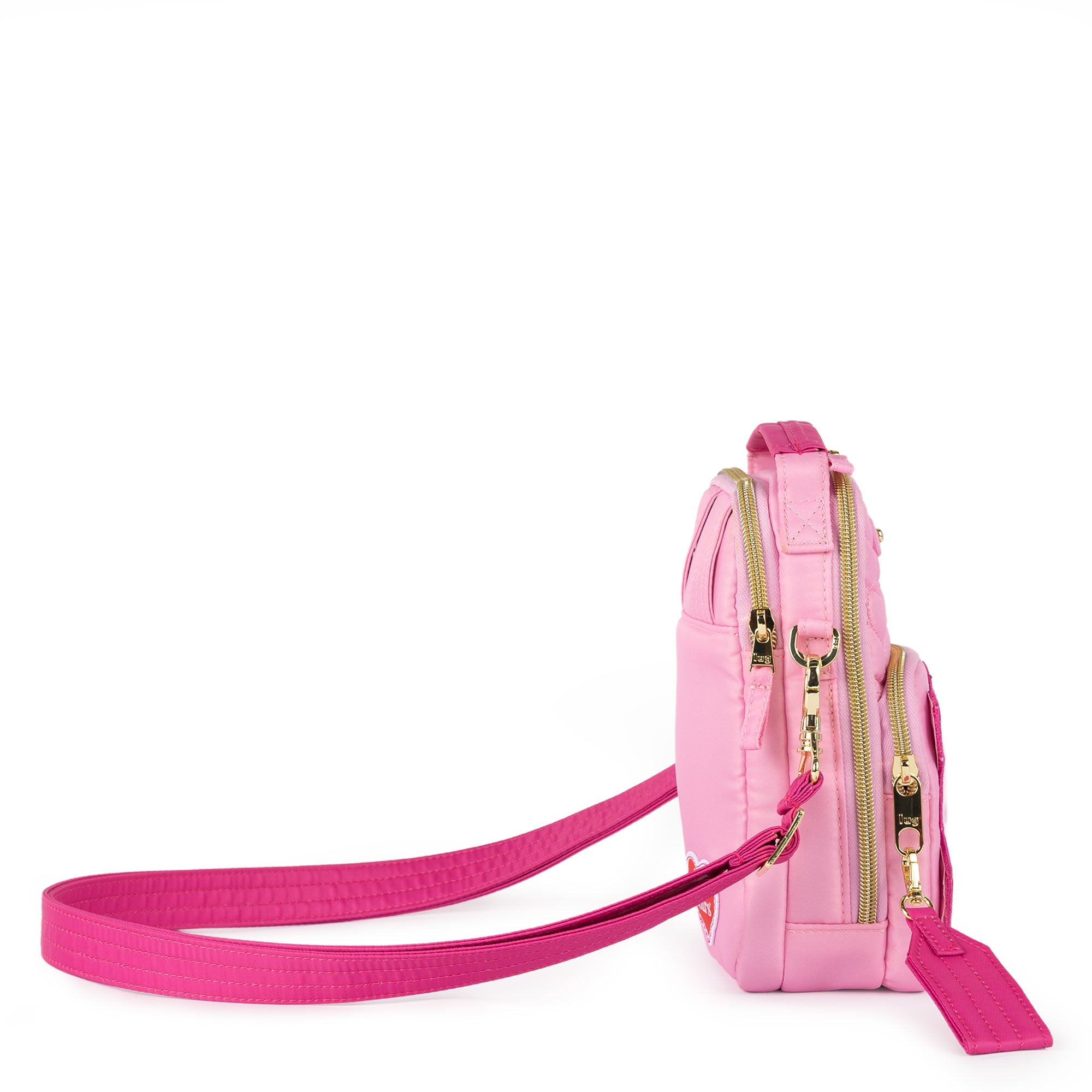 Care Bears x Lug Skeeter Mini Bridge Crossbody Bag - CHEER BEAR - 24735_CareBears_SkeeterMiniBridge_CheerBear_Angle_03