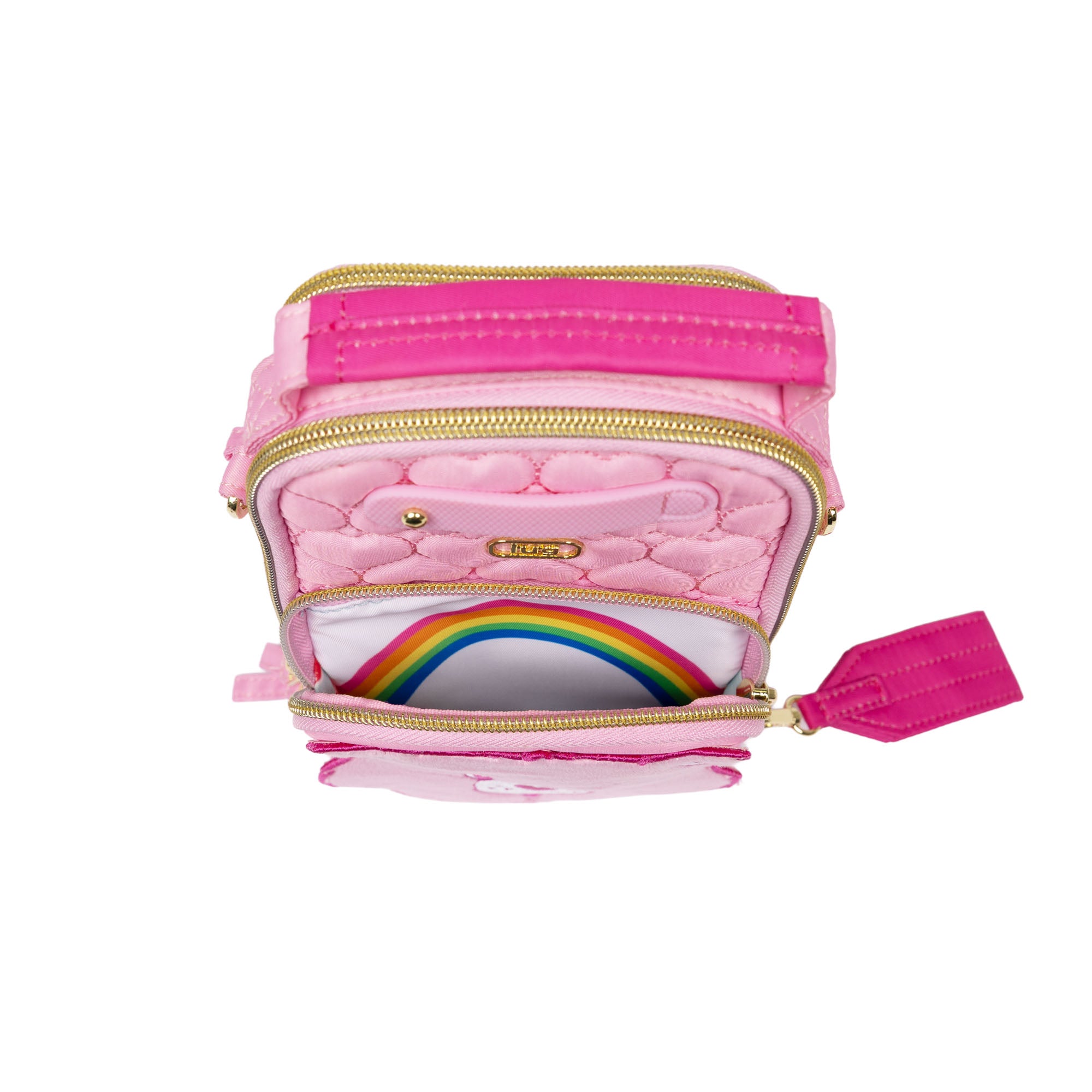 Care Bears x Lug Skeeter Mini Bridge Crossbody Bag - CHEER BEAR - 24735_CareBears_SkeeterMiniBridge_CheerBear_Angle_06