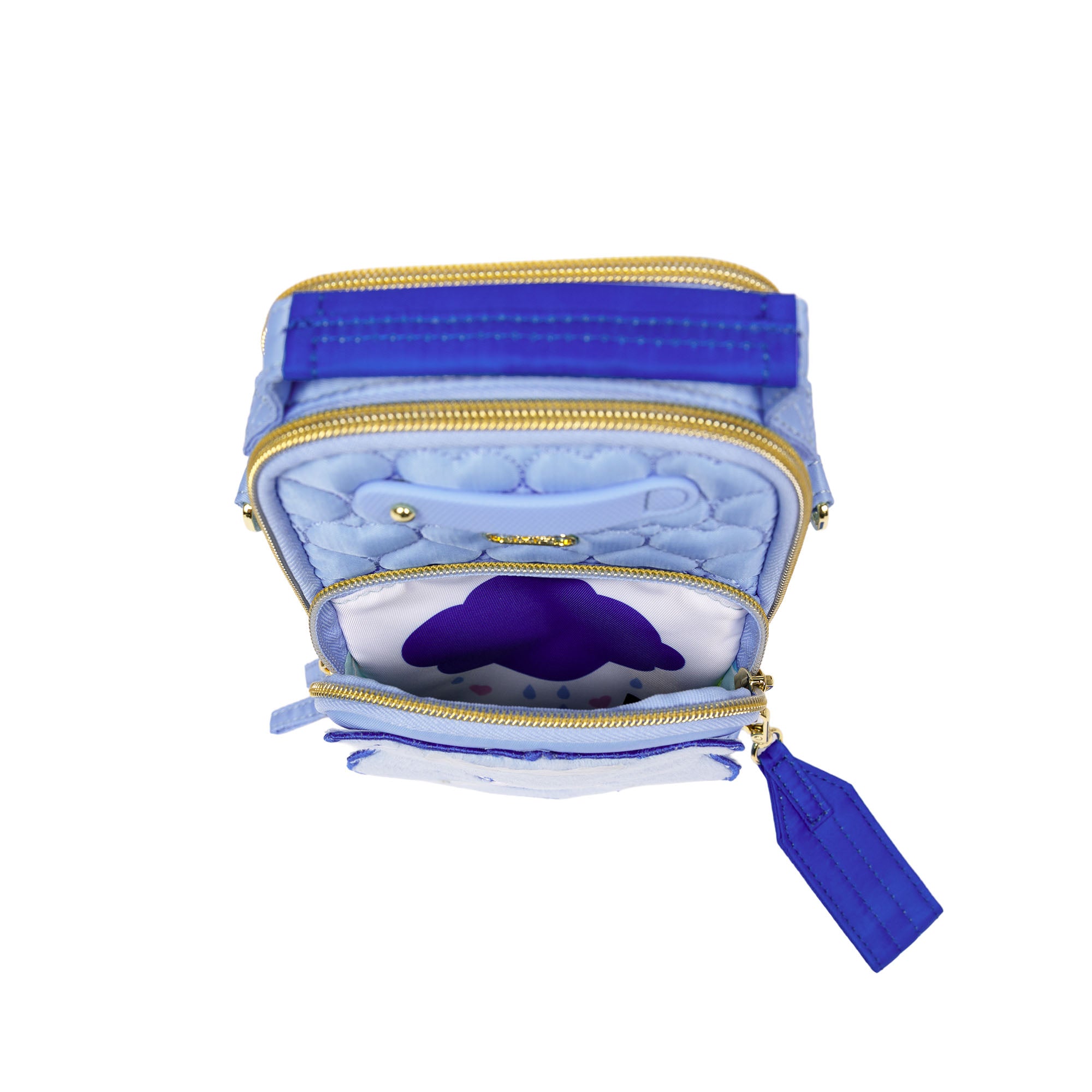 Care Bears x Lug Skeeter Mini Bridge Crossbody Bag - GRUMPY BEAR - 24736_CareBears_SkeeterMiniBridge_GrumpyBear_Angle_06