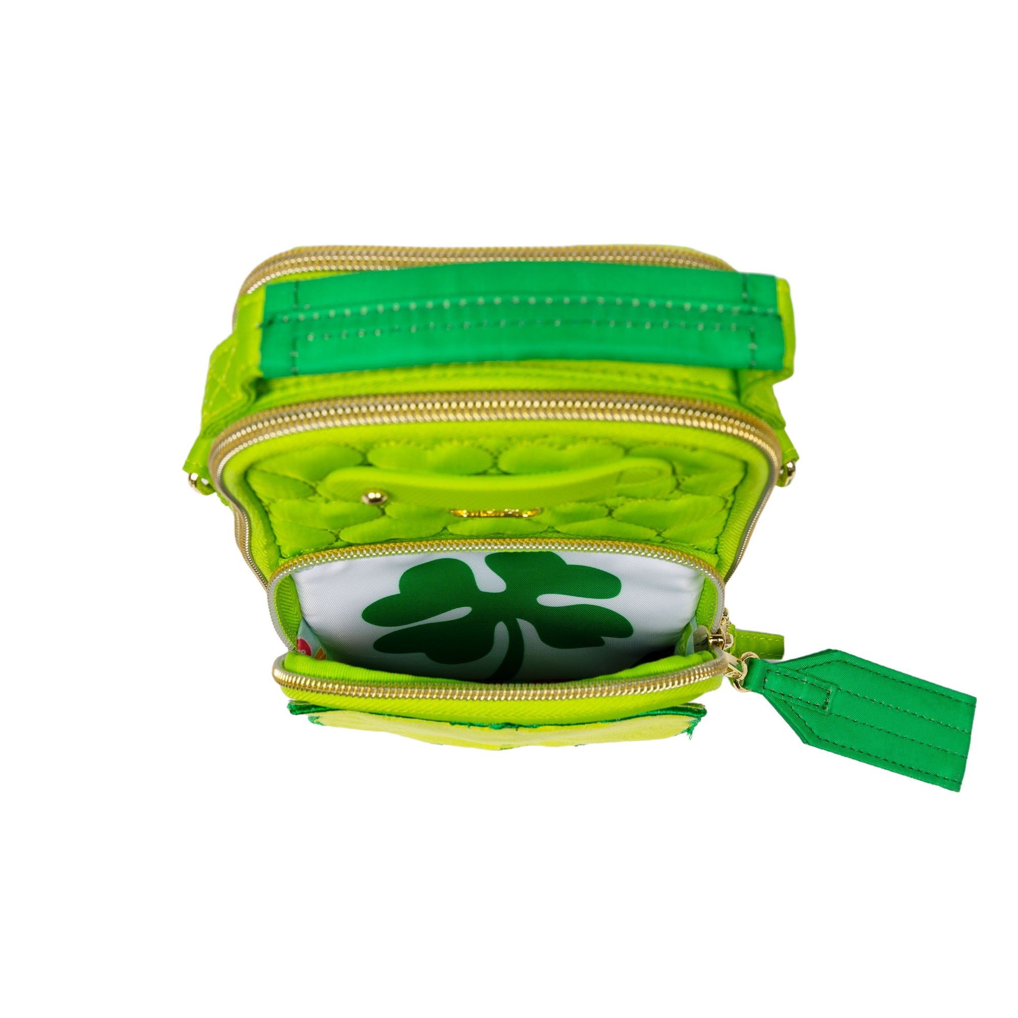 Care Bears x Lug Skeeter Mini Bridge Crossbody Bag - GOOD LUCK BEAR - 24737_CareBears_SkeeterMiniBridge_GoodLuckBear_Angle_06