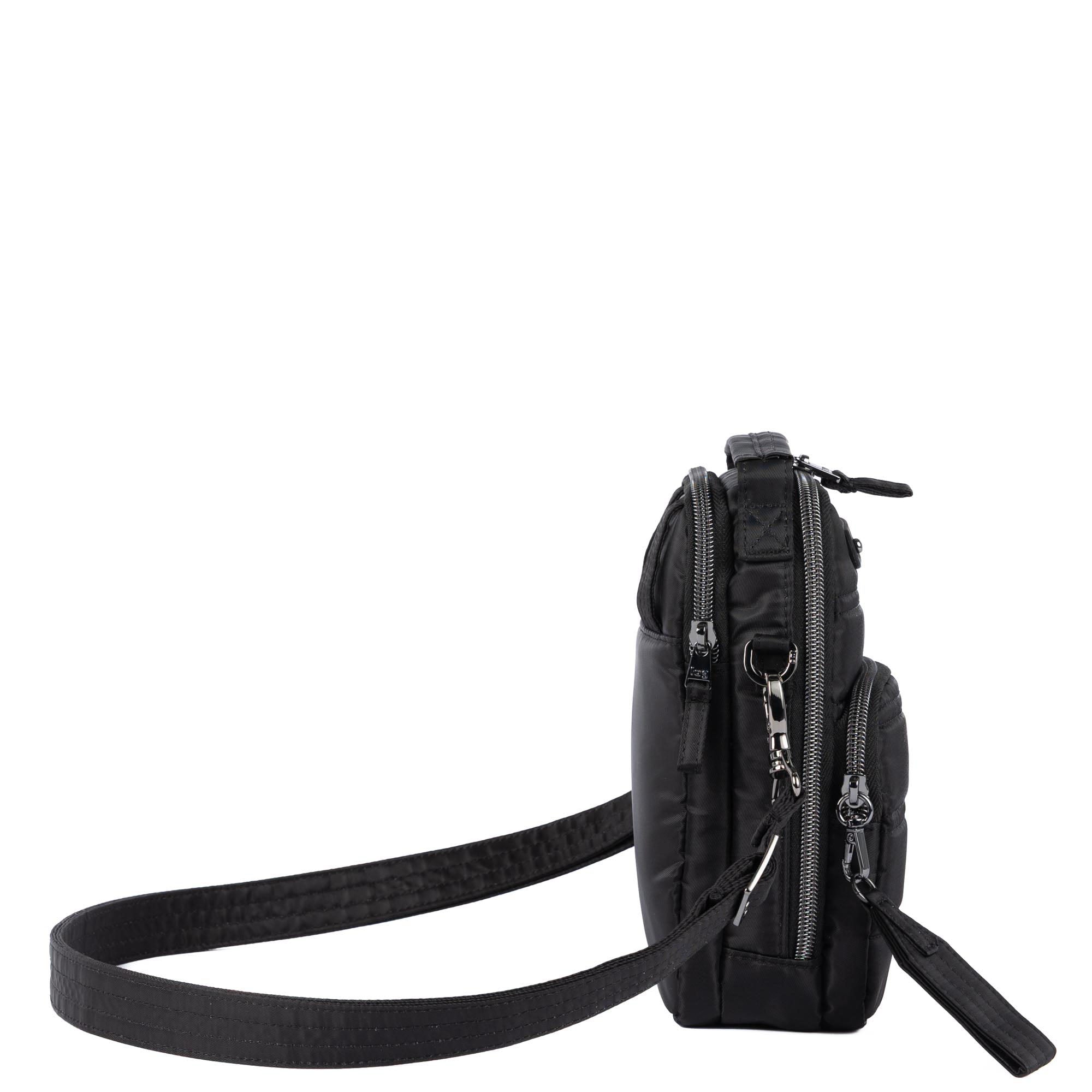 Skeeter Mini Bridge Crossbody Bag with Puller - BLACK - 24740_SkeeterMiniBridge_Black_Angle_03