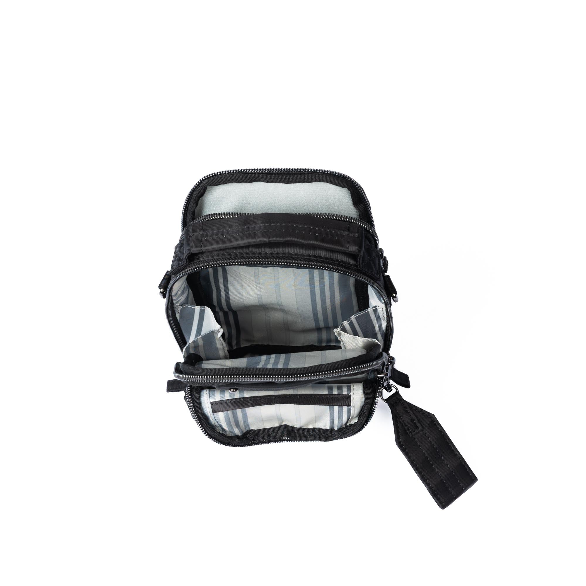 Skeeter Mini Bridge Crossbody Bag with Puller - BLACK - 24740_SkeeterMiniBridge_Black_Angle_06