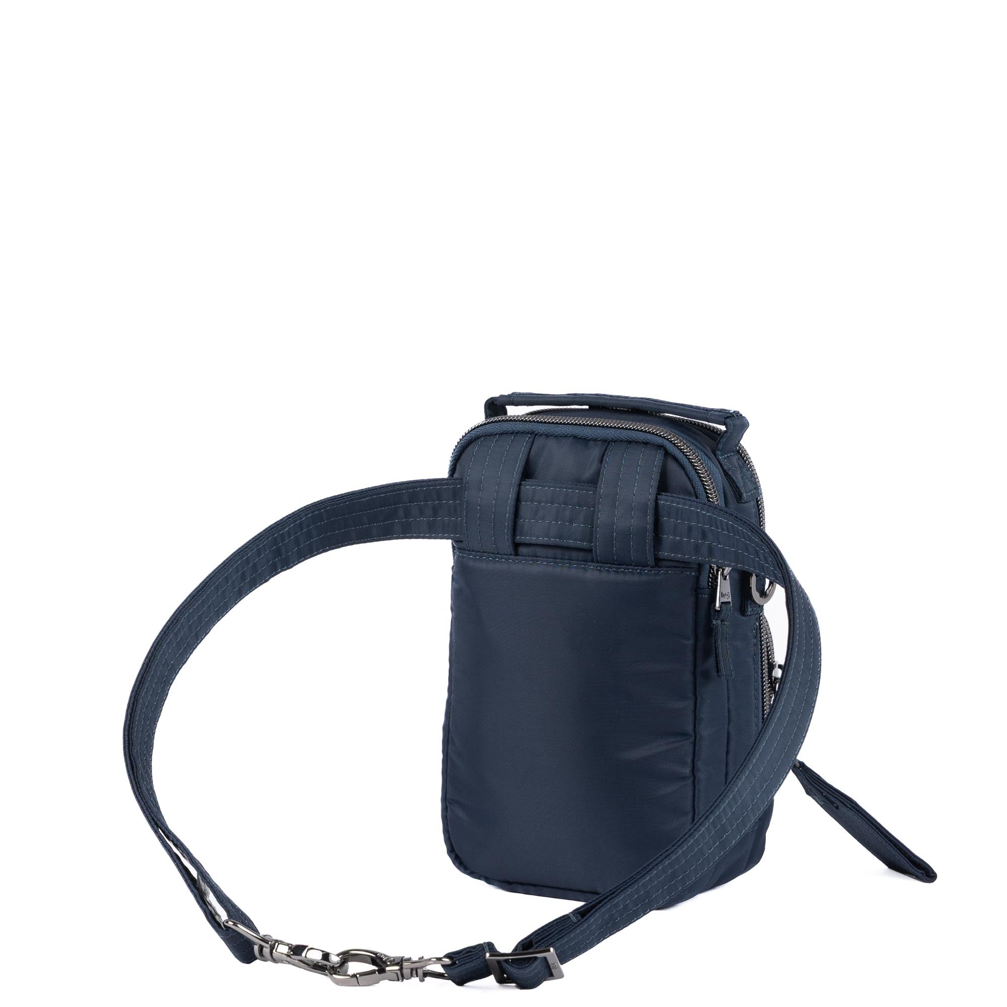 Skeeter Mini Bridge Crossbody Bag with Puller - INDIGO - 24742_SkeeterMiniBridge_Indigo_Angle_05