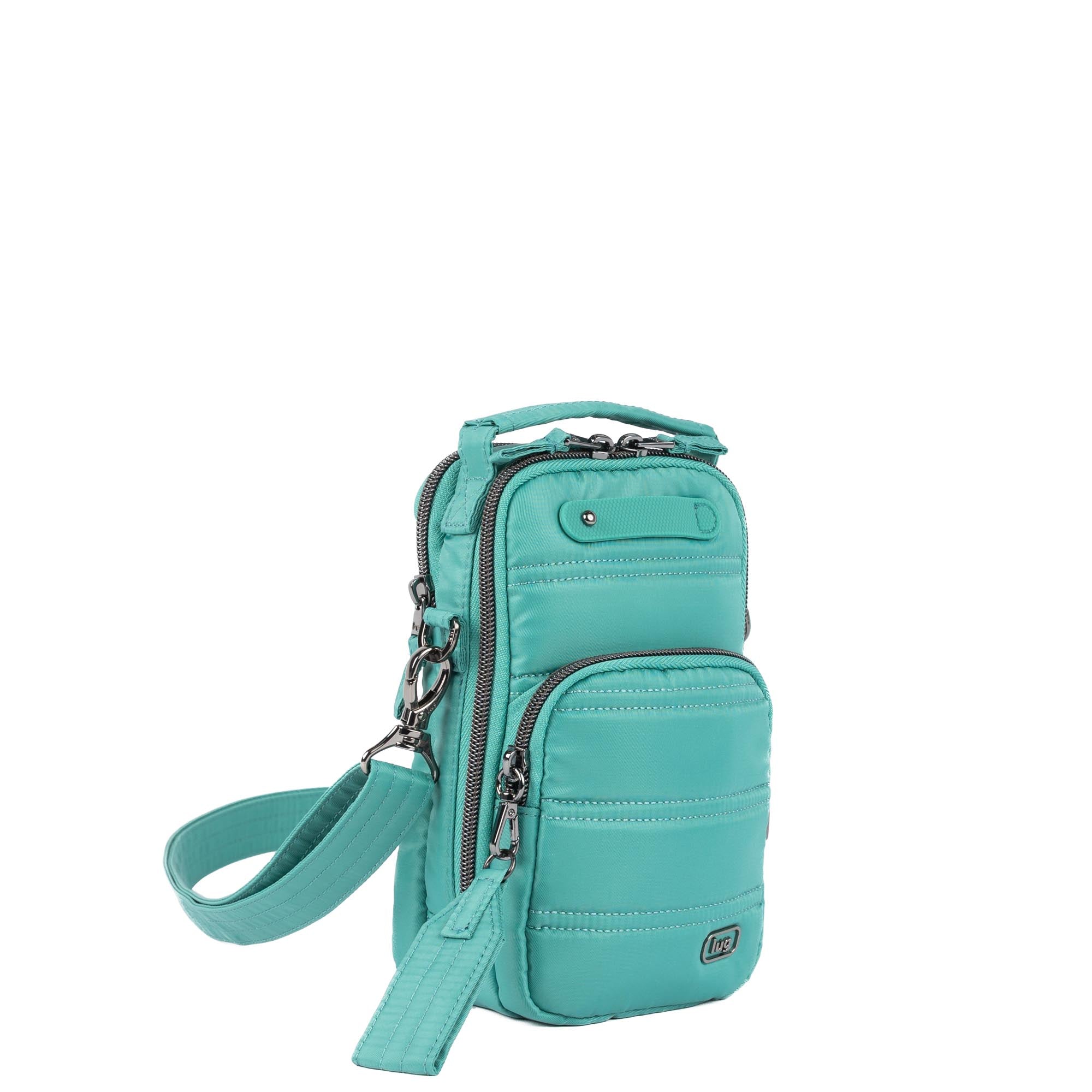 Skeeter Mini Bridge Crossbody Bag with Puller - - 24743_SkeeterMiniBridge_SurfTeal_Angle_02_ab7e4c88-f120-49f7-ae2e-06d97860cb28