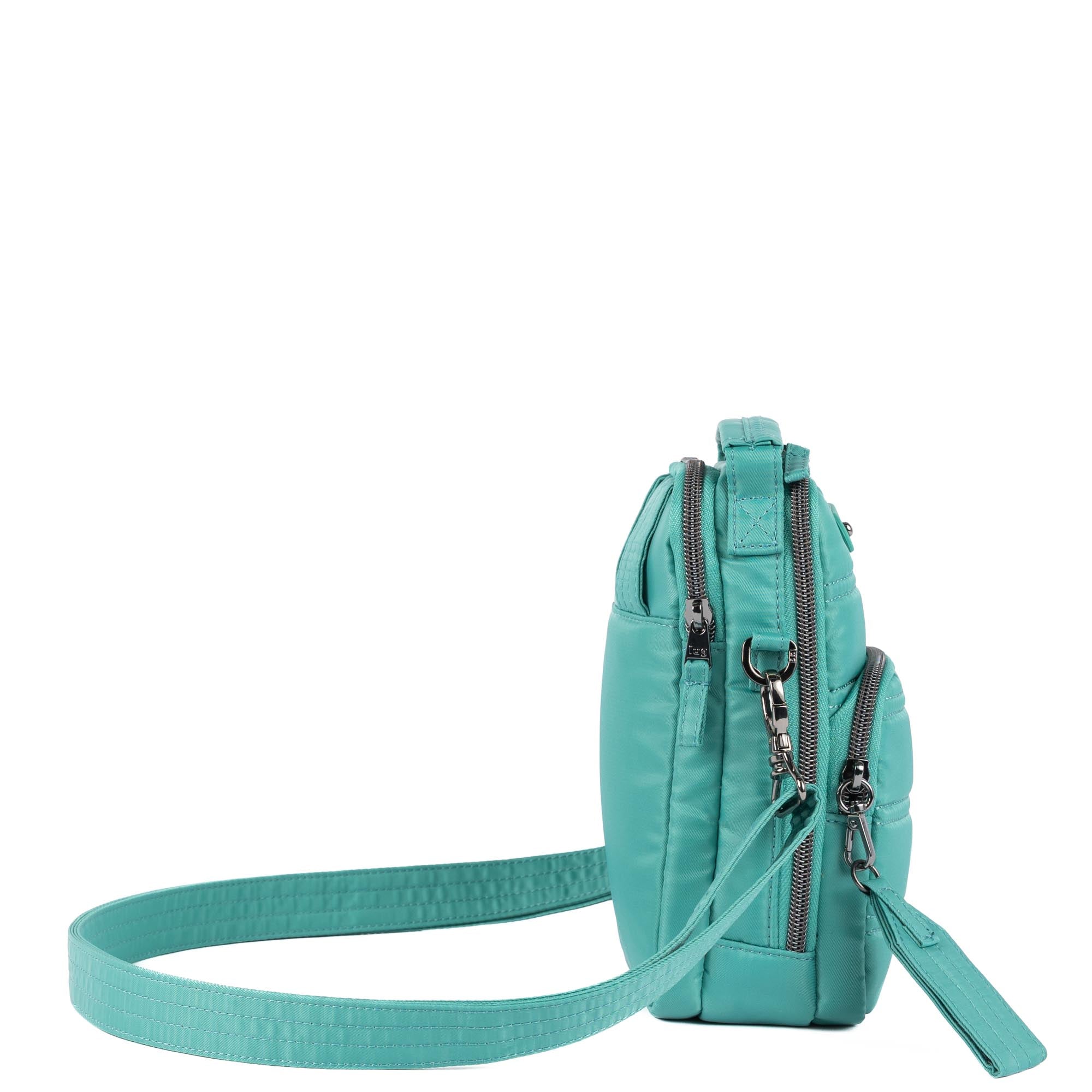 Skeeter Mini Bridge Crossbody Bag with Puller - SURF TEAL - 24743_SkeeterMiniBridge_SurfTeal_Angle_03
