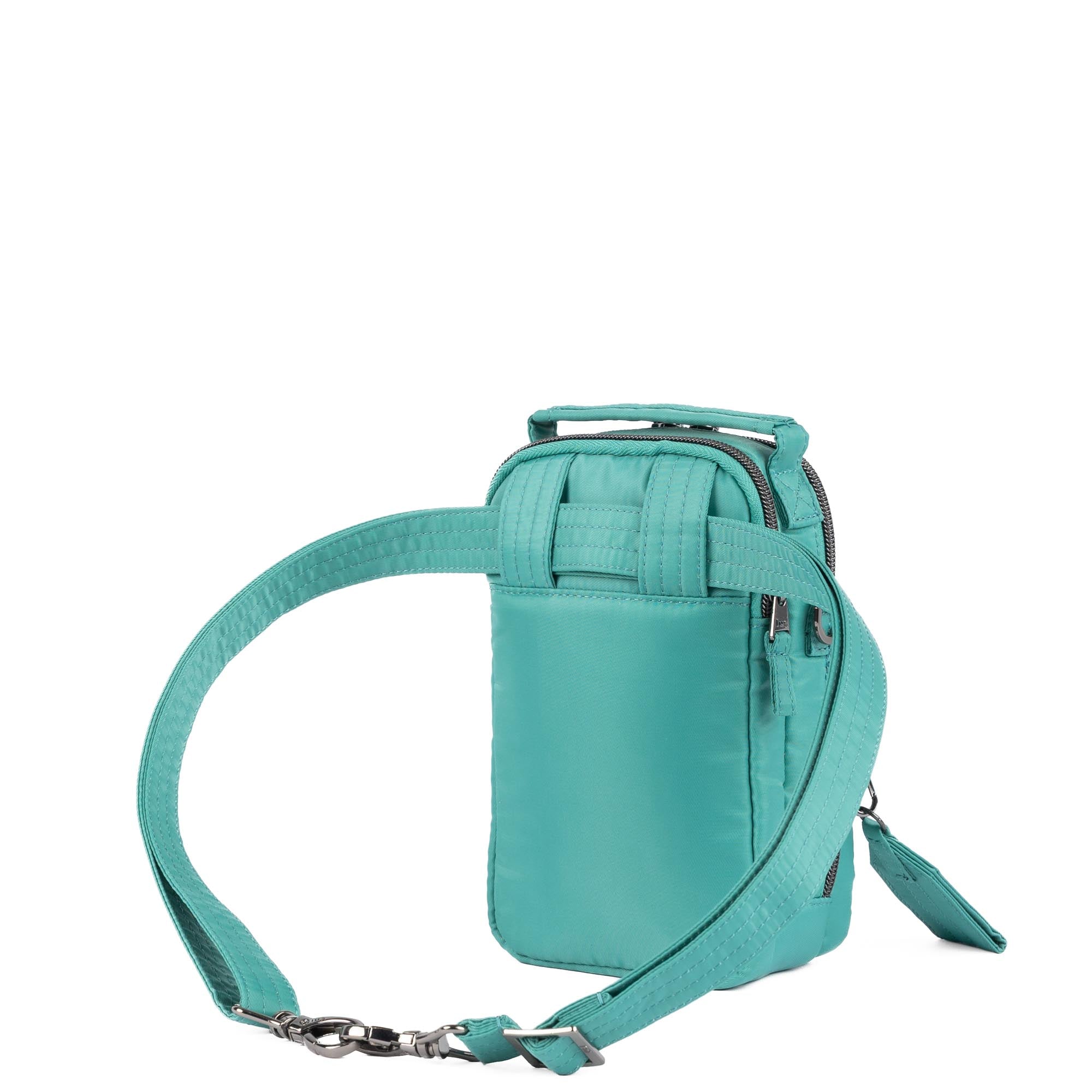 Skeeter Mini Bridge Crossbody Bag with Puller - SURF TEAL - 24743_SkeeterMiniBridge_SurfTeal_Angle_05
