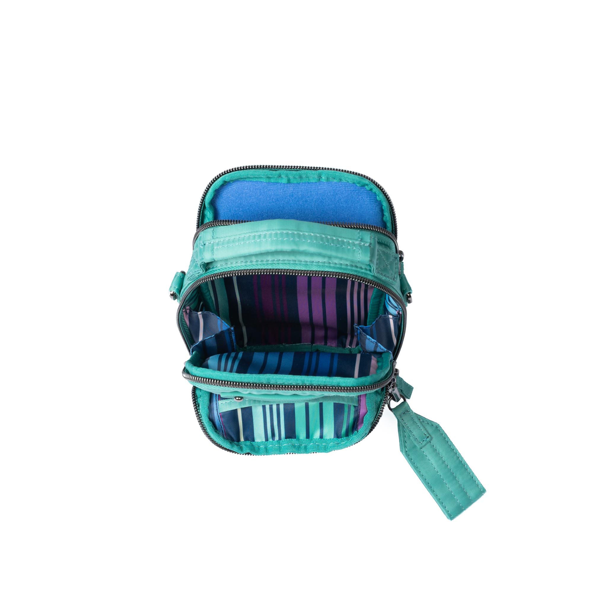 Skeeter Mini Bridge Crossbody Bag with Puller - SURF TEAL - 24743_SkeeterMiniBridge_SurfTeal_Angle_06