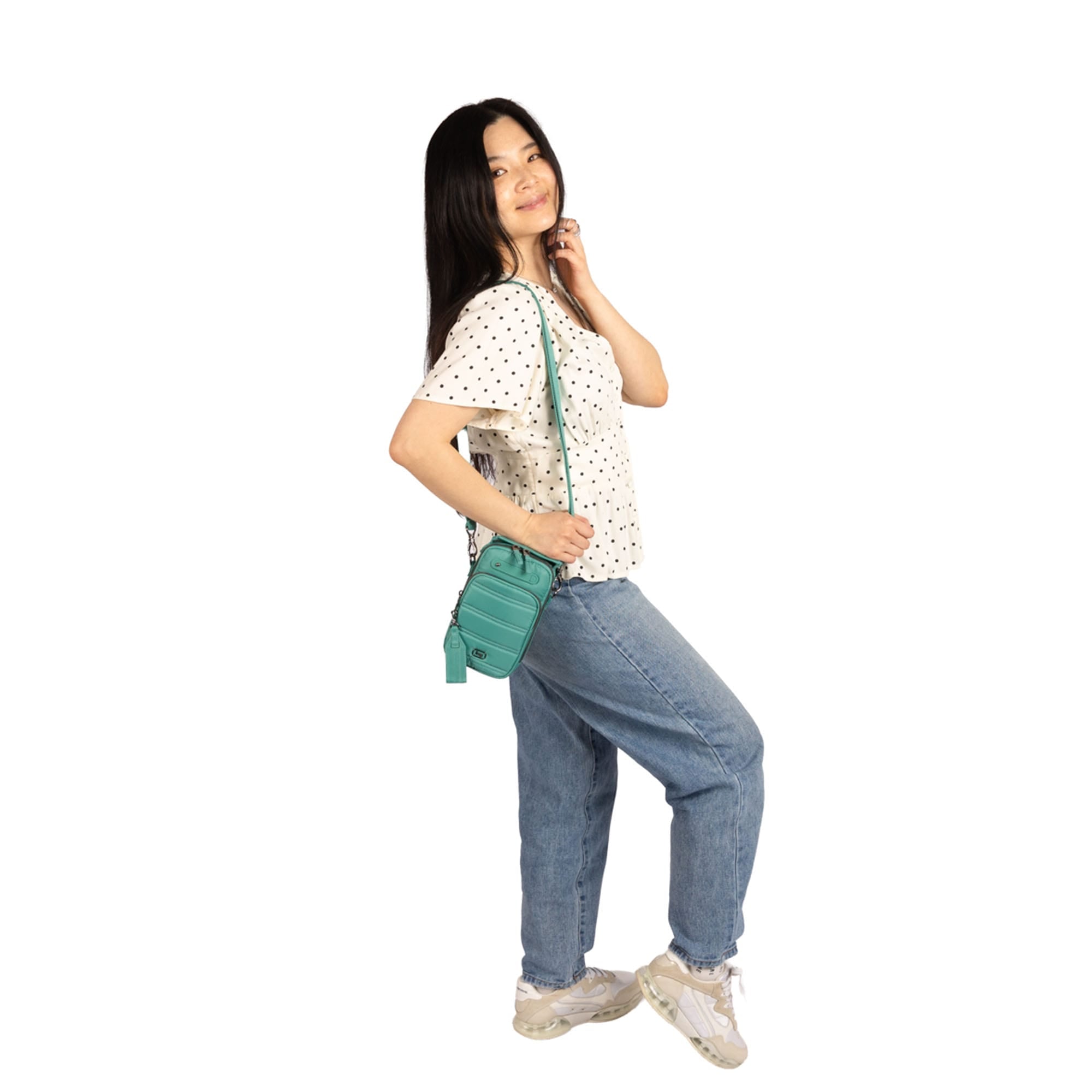 Skeeter Mini Bridge Crossbody Bag with Puller - - 24743_SkeeterMiniBridge_SurfTeal_BagProportion_01