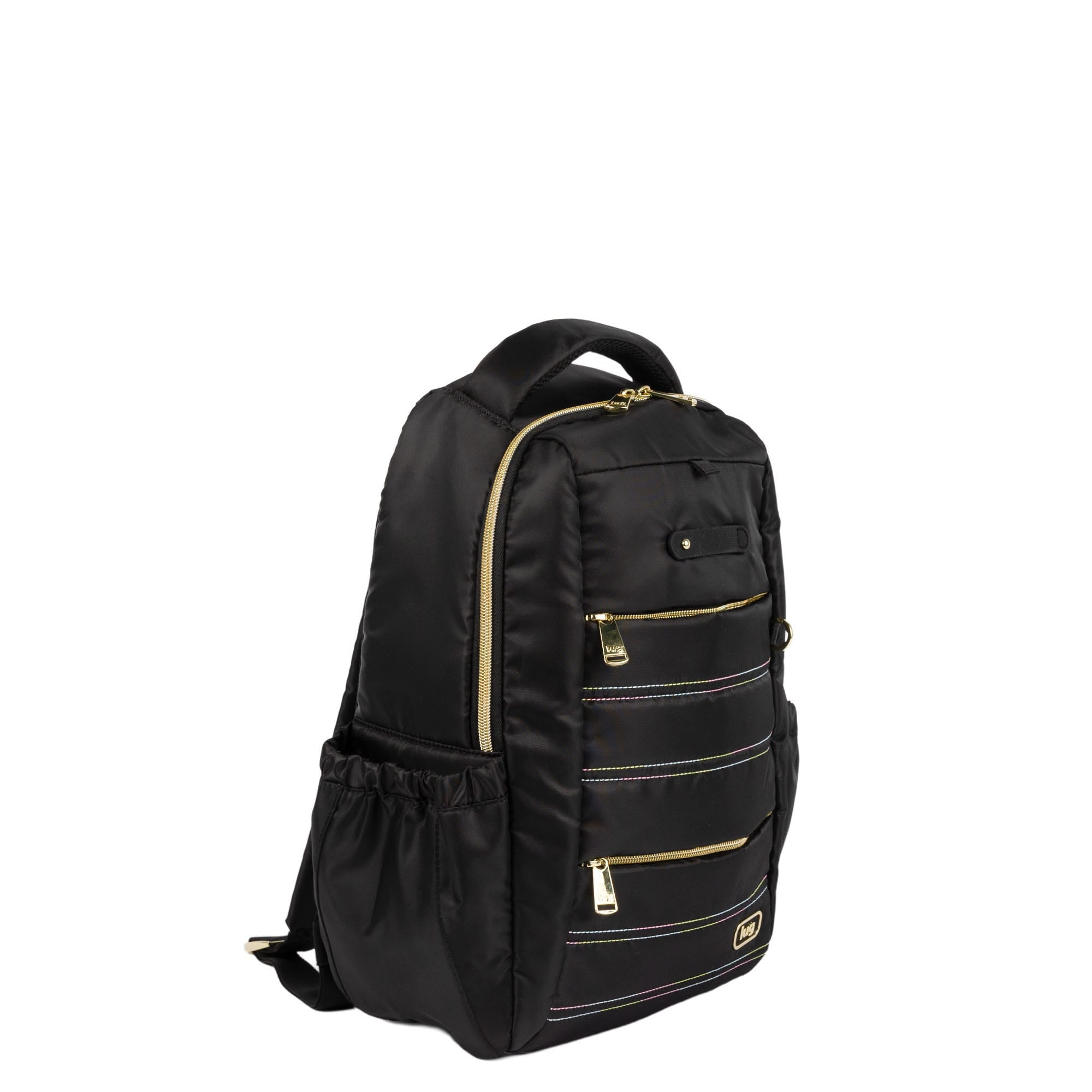 Cloudhopper Backpack - BLACK ICEPOP STITCH - 24748_Cloudhopper_BlackRainbowIcePop_Angle_02