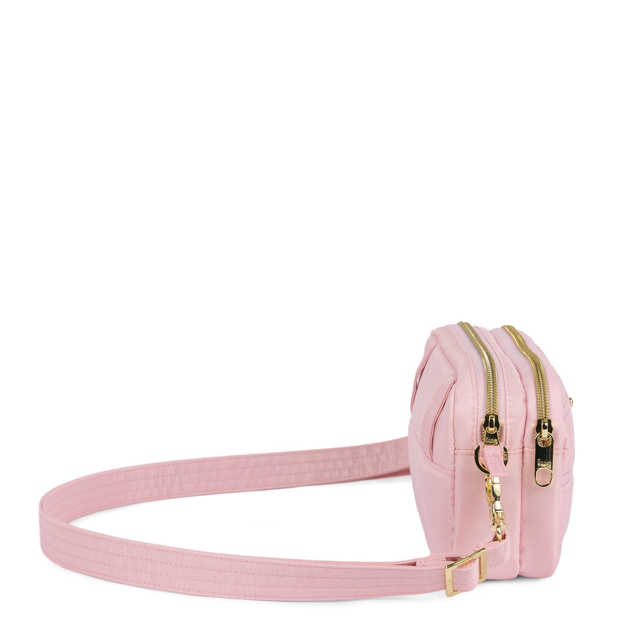 Coupe XL Plus Convertible Crossbody Bag with Charm Bar - BUBBLE PINK - 24754_CoupeXLPlus-w-CharmBar_BubblePink_Angle_03