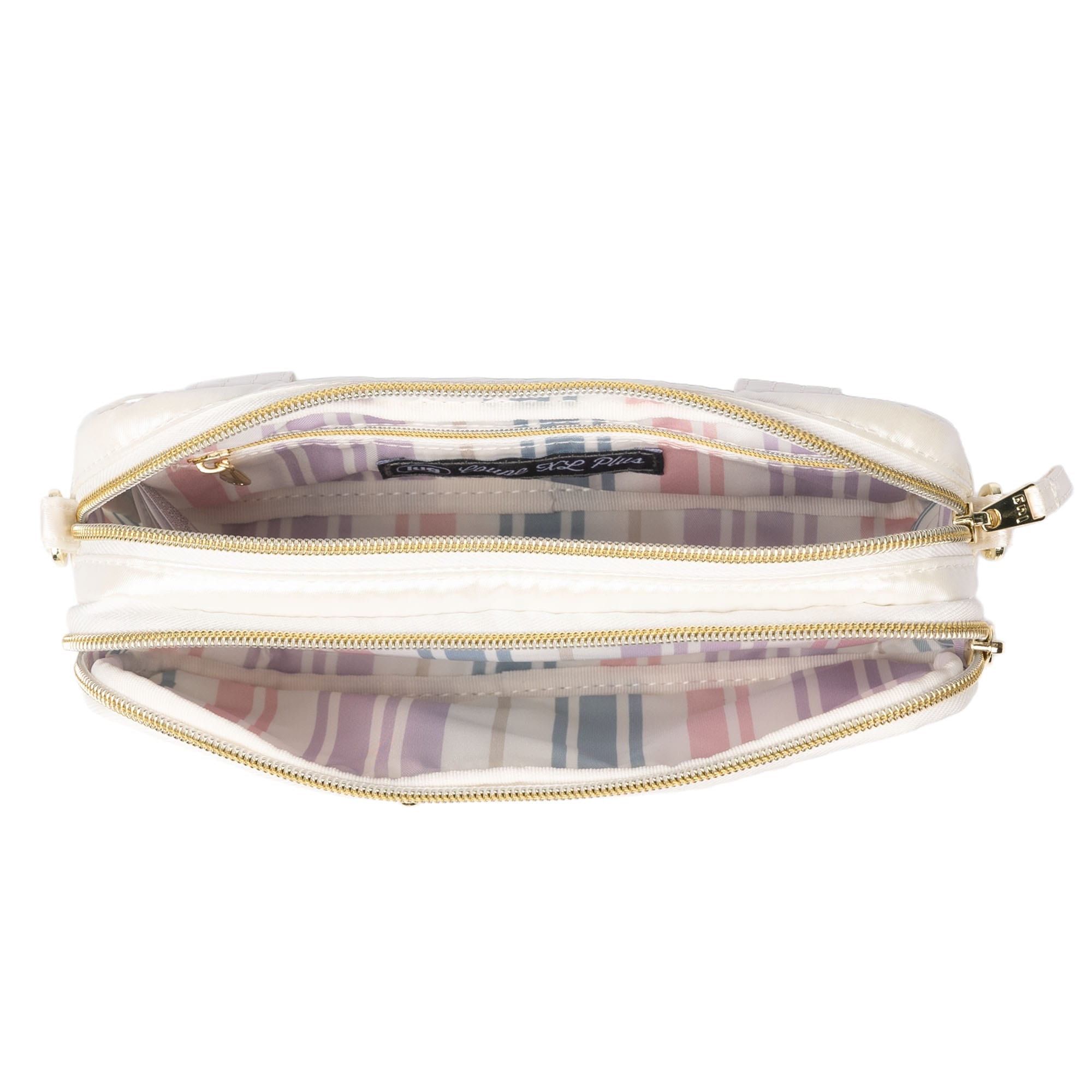 Coupe XL Plus Convertible Crossbody Bag with Charm Bar - METALLIC DIAMOND - 24756_CoupeXLPlus-w-CharmBar_MetallicDiamond_Angle_06