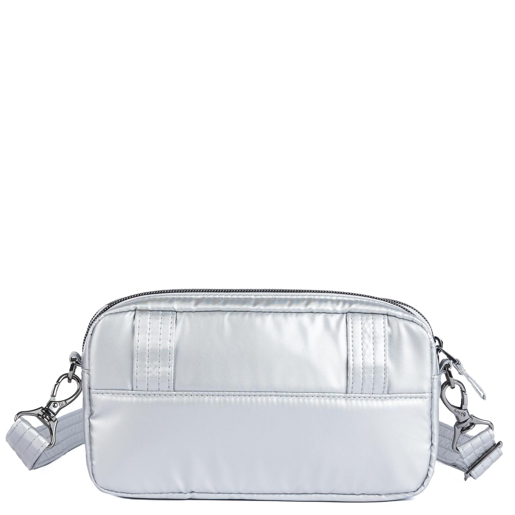 Coupe XL Plus Convertible Crossbody Bag with Charm Bar - METALLIC SILVER - 24759_CoupeXLPlus-w-CharmBar_MetallicSilver_Angle_04