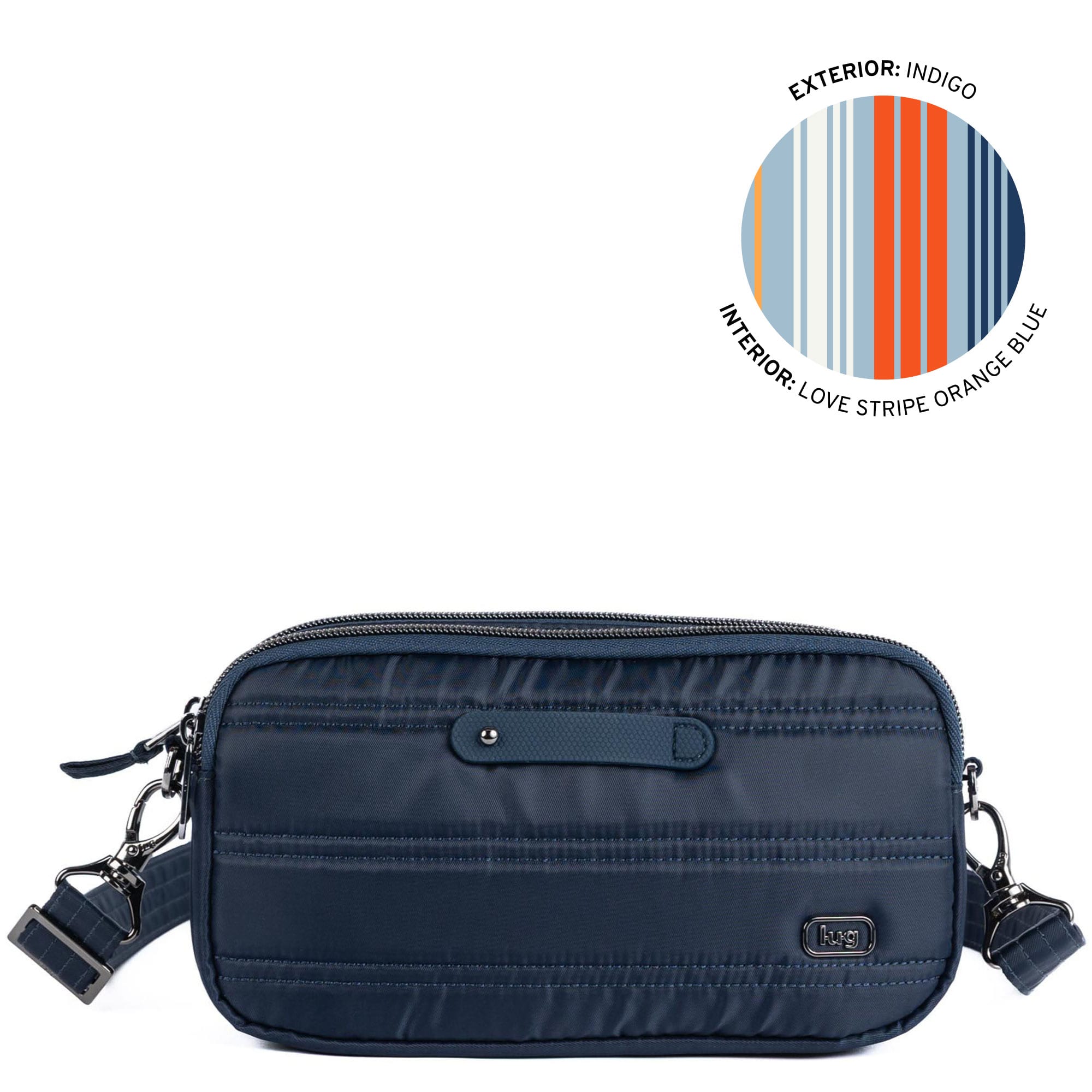 Coupe XL Plus Convertible Crossbody Bag with Charm Bar - INDIGO - 24760_CoupeXLPlus-w-CharmBar_Indigo_Angle_01