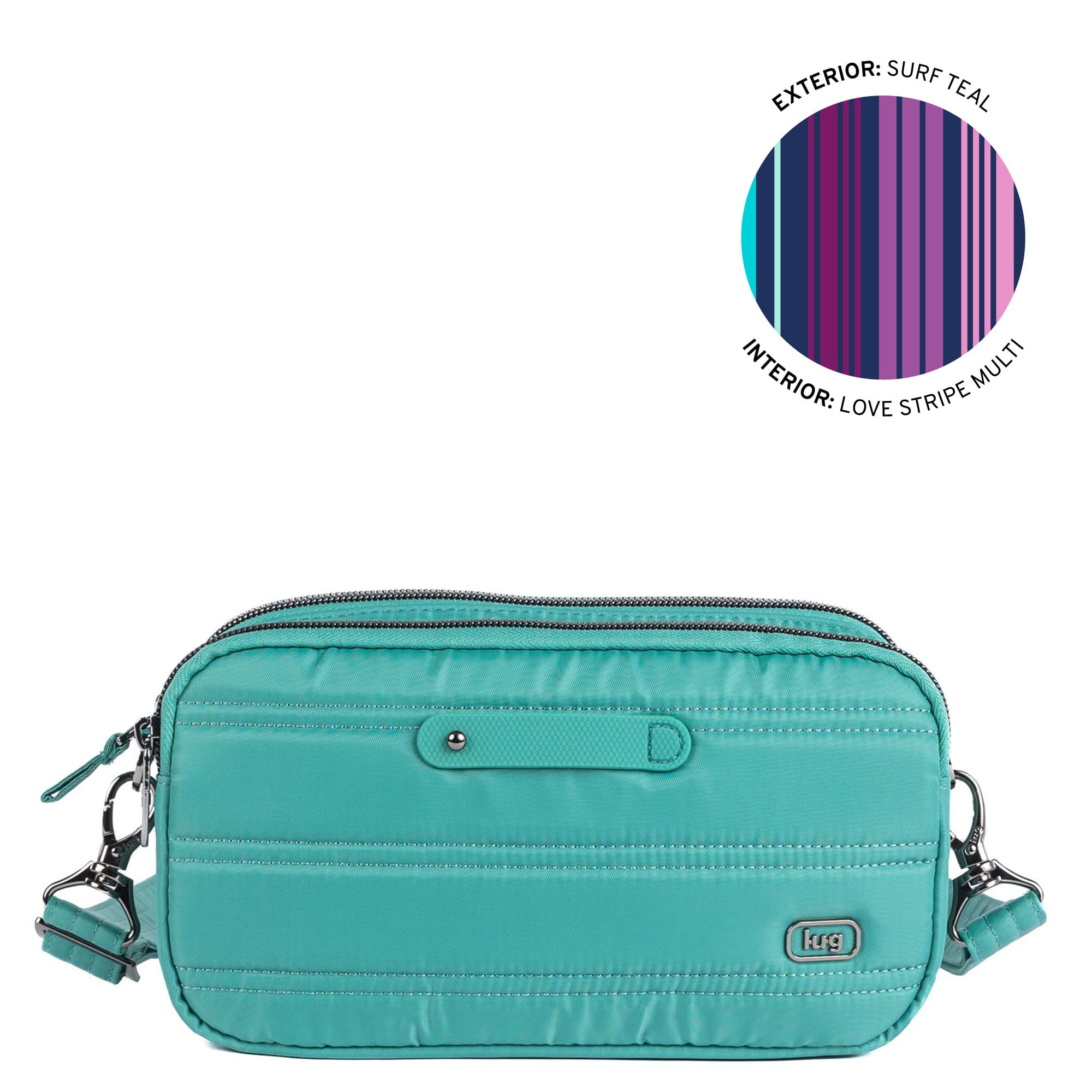 Coupe XL Plus Convertible Crossbody Bag with Charm Bar - SURF TEAL - 24761_CoupeXLPlus-w-CharmBar_SurfTeal_Angle_01