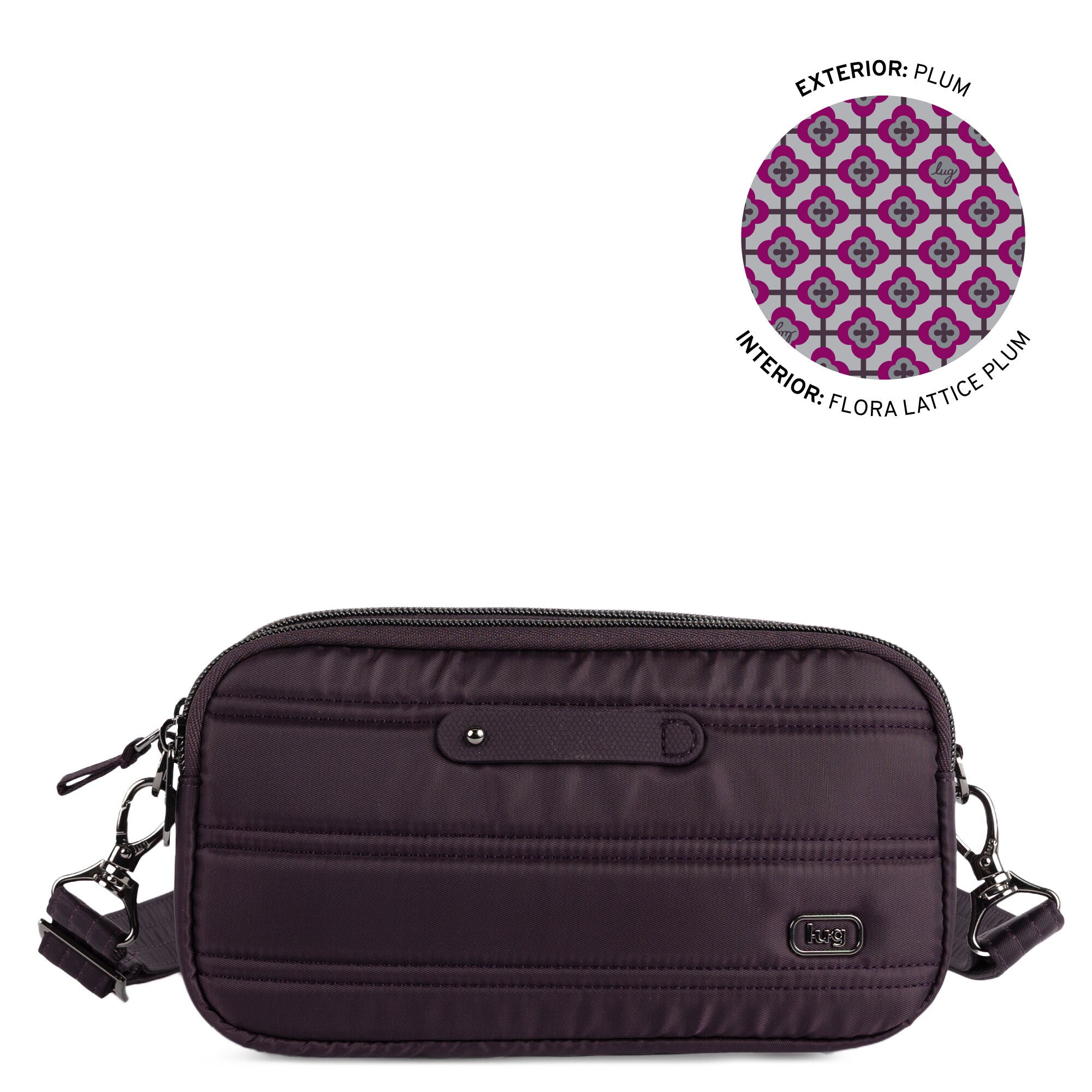 Coupe XL Plus Convertible Crossbody Bag with Charm Bar - PLUM - 24762_CoupeXLPlus-w-CharmBar_Plum_Angle_01
