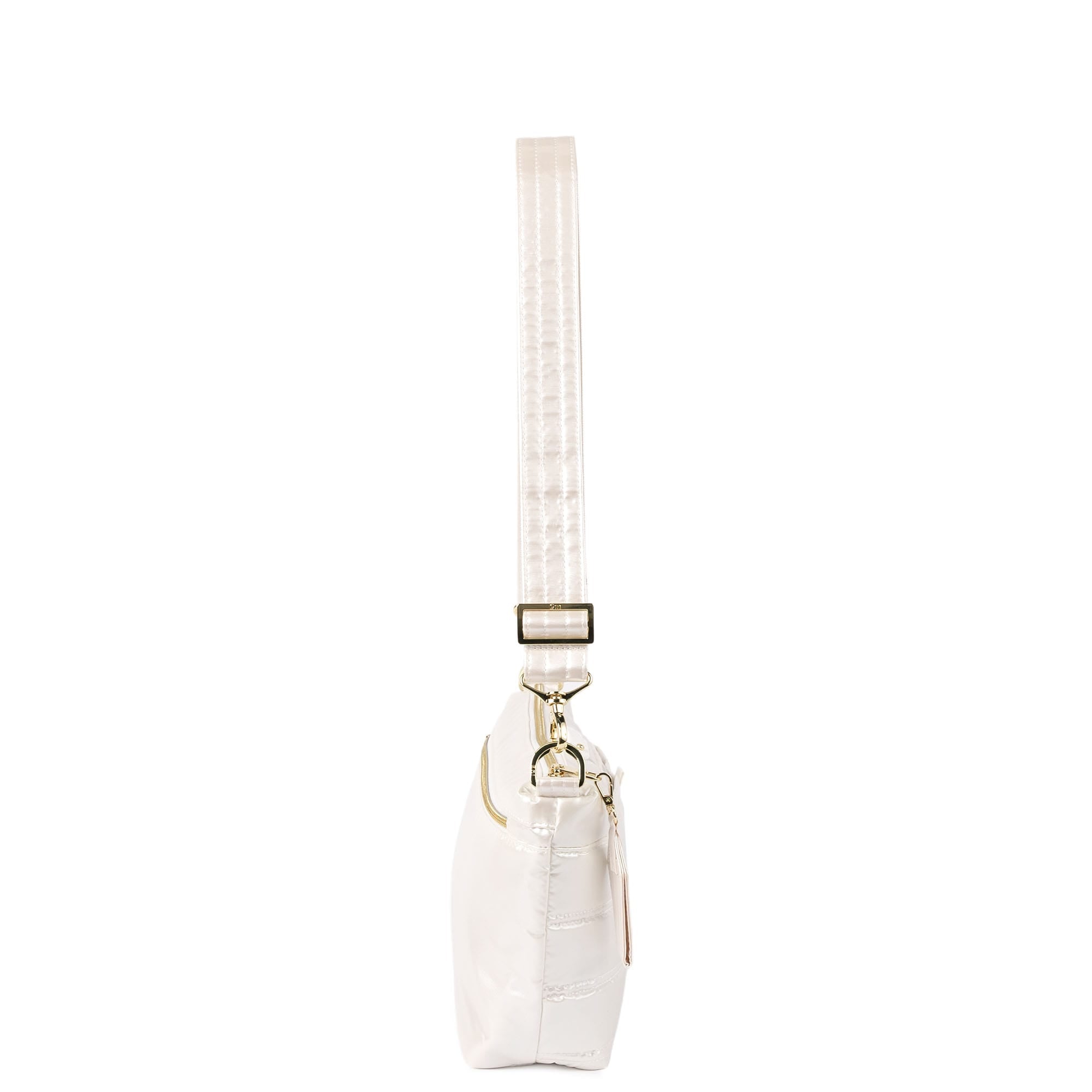 Flare 2 Crossbody Bag with Puller - METALLIC DIAMOND - 24774_Flare2wPuller_MetallicDiamond_Angle_03