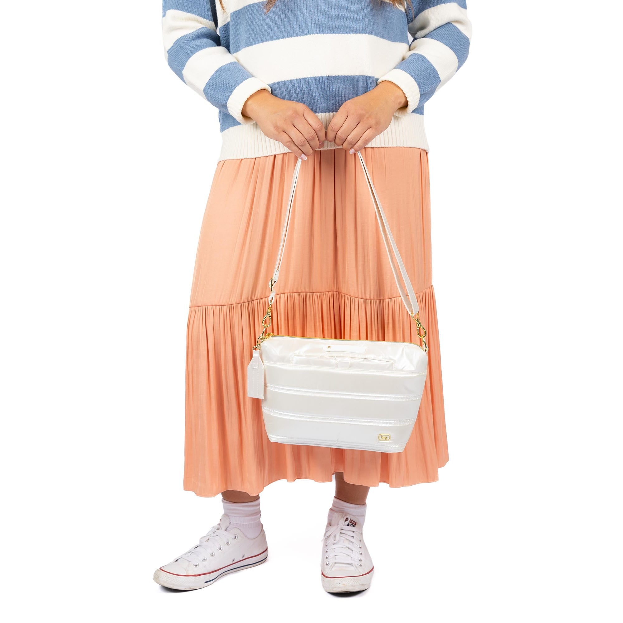 Flare 2 Crossbody Bag with Puller - - 24774_Flare2wPuller_MetallicDiamond_Proportion_03