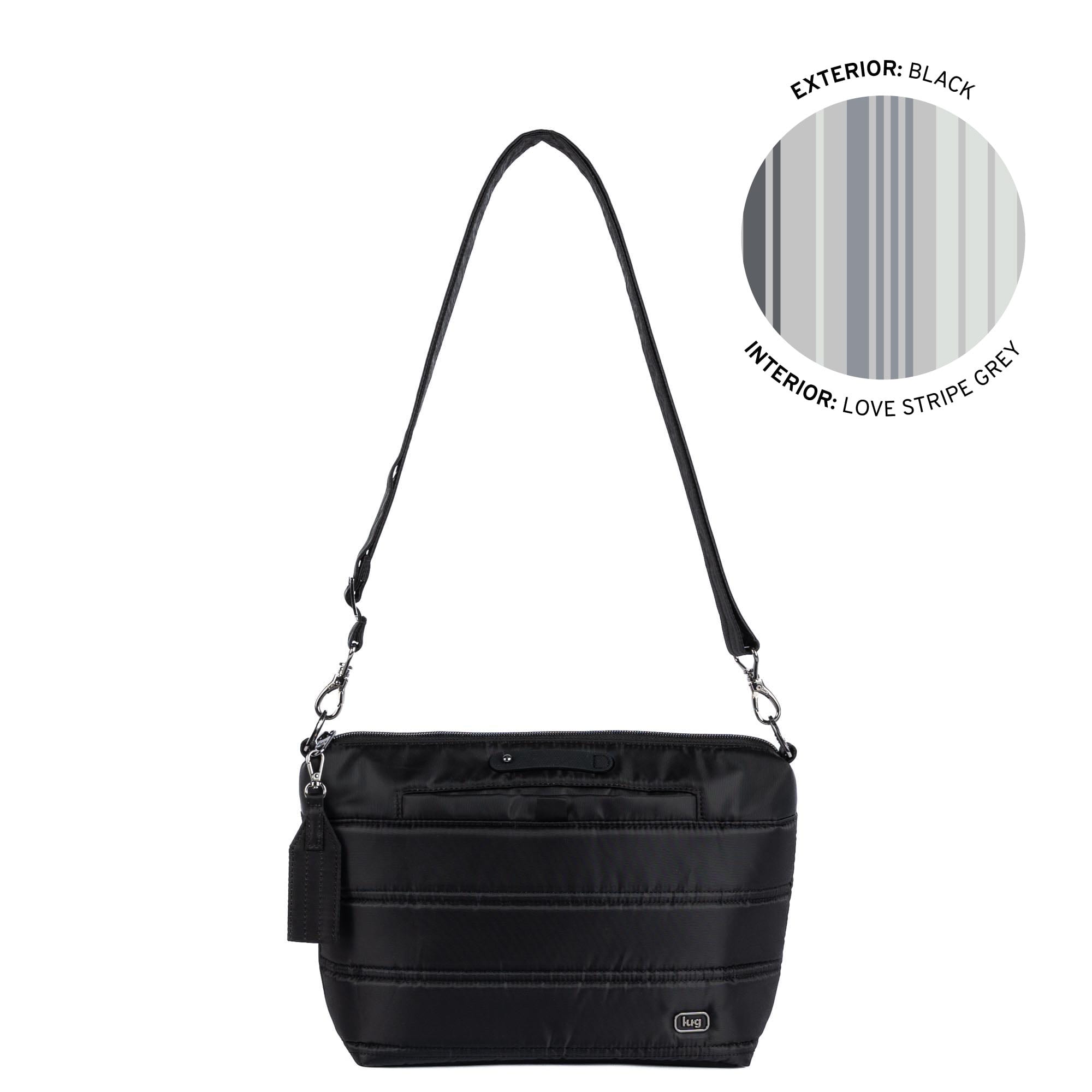 Flare 2 Crossbody Bag with Puller - BLACK - 24776_Flare2_Black_Angle_01