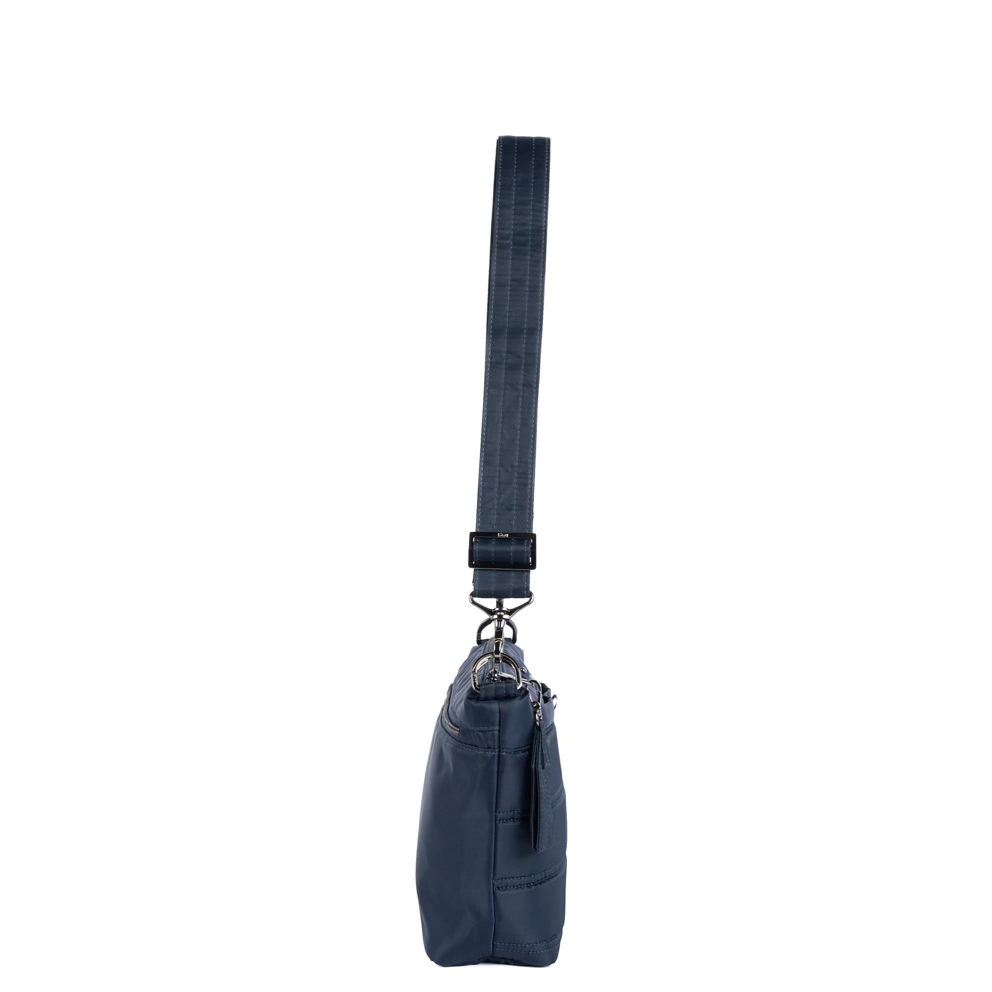 Flare 2 Crossbody Bag with Puller - INDIGO - 24778_Flare2_Indigo_Angle_03