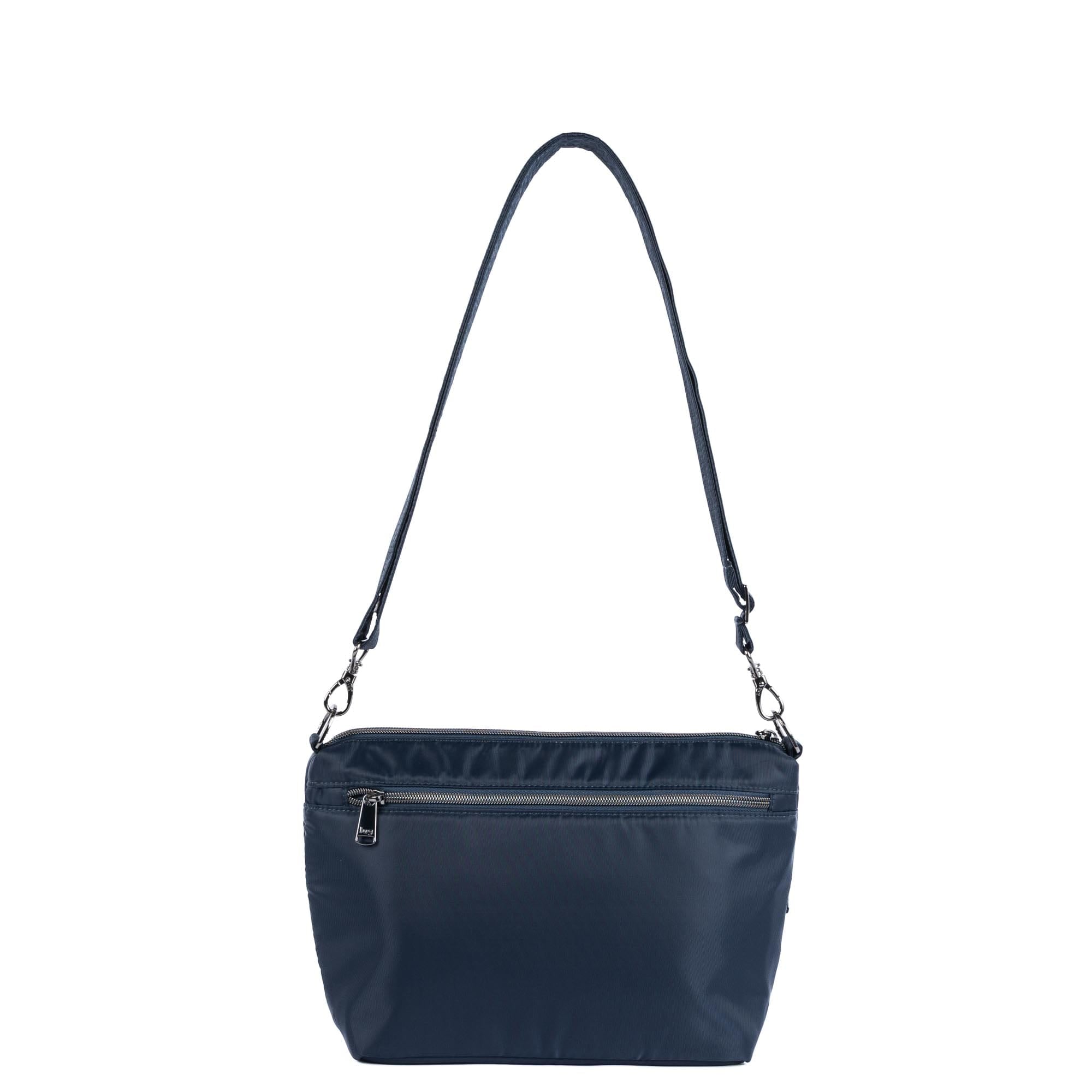 Flare 2 Crossbody Bag with Puller - INDIGO - 24778_Flare2_Indigo_Angle_04