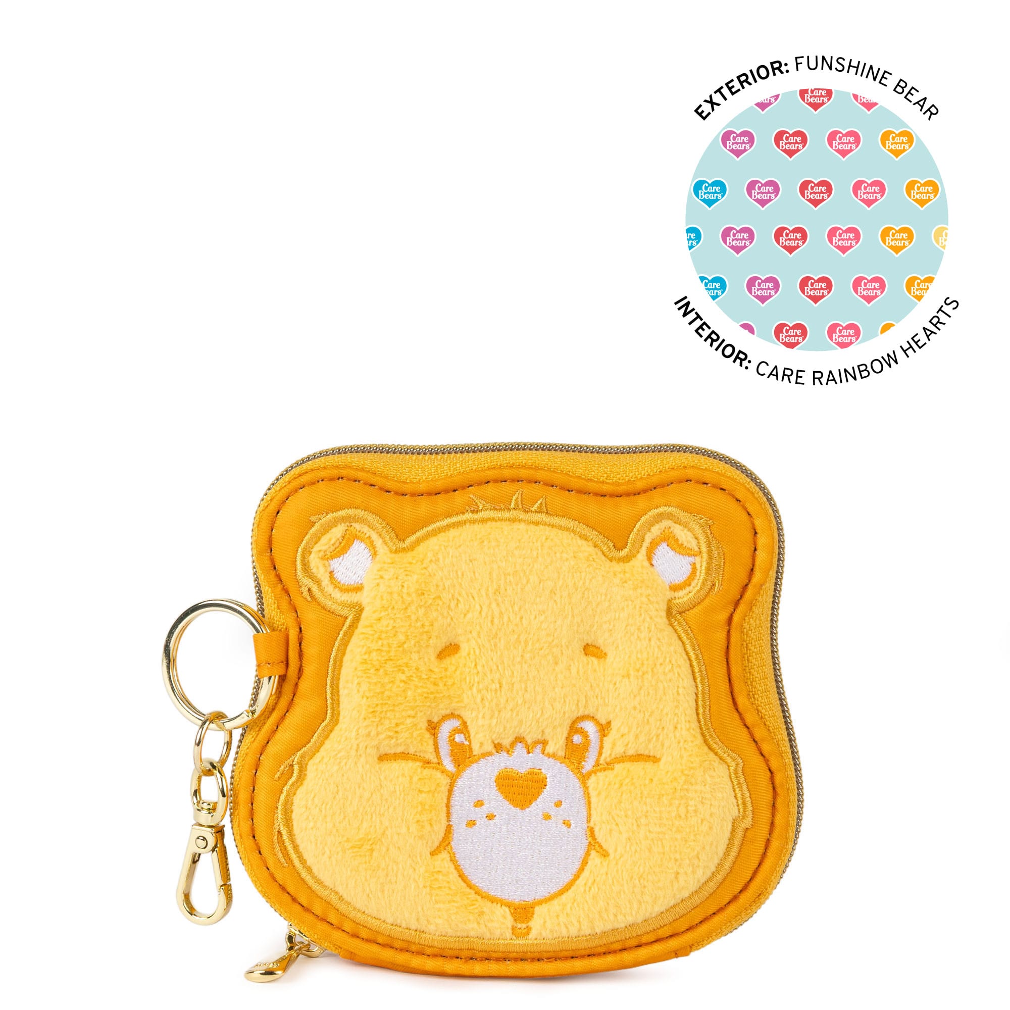 Care Bears x Lug Coin Pouch - FUNSHINE BEAR - 24781_LugxCareBears_CoinPouch_FunshineBear_Angle_01