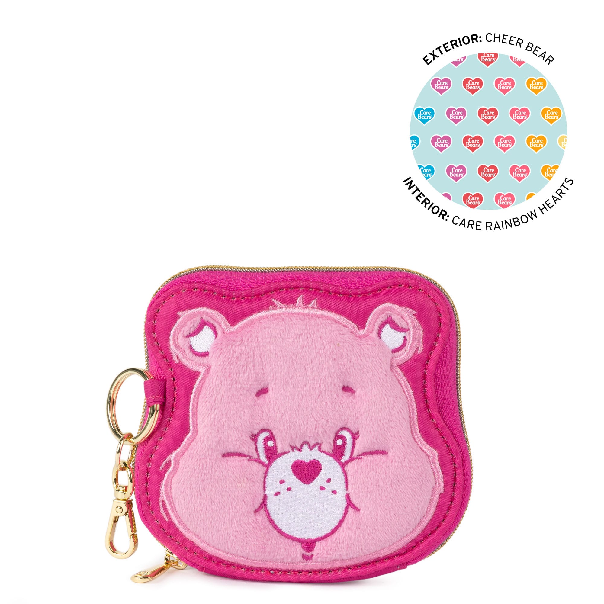 Care Bears x Lug Coin Pouch - CHEER BEAR - 24782_LugxCareBears_CoinPouch_CheerBear_Angle_01