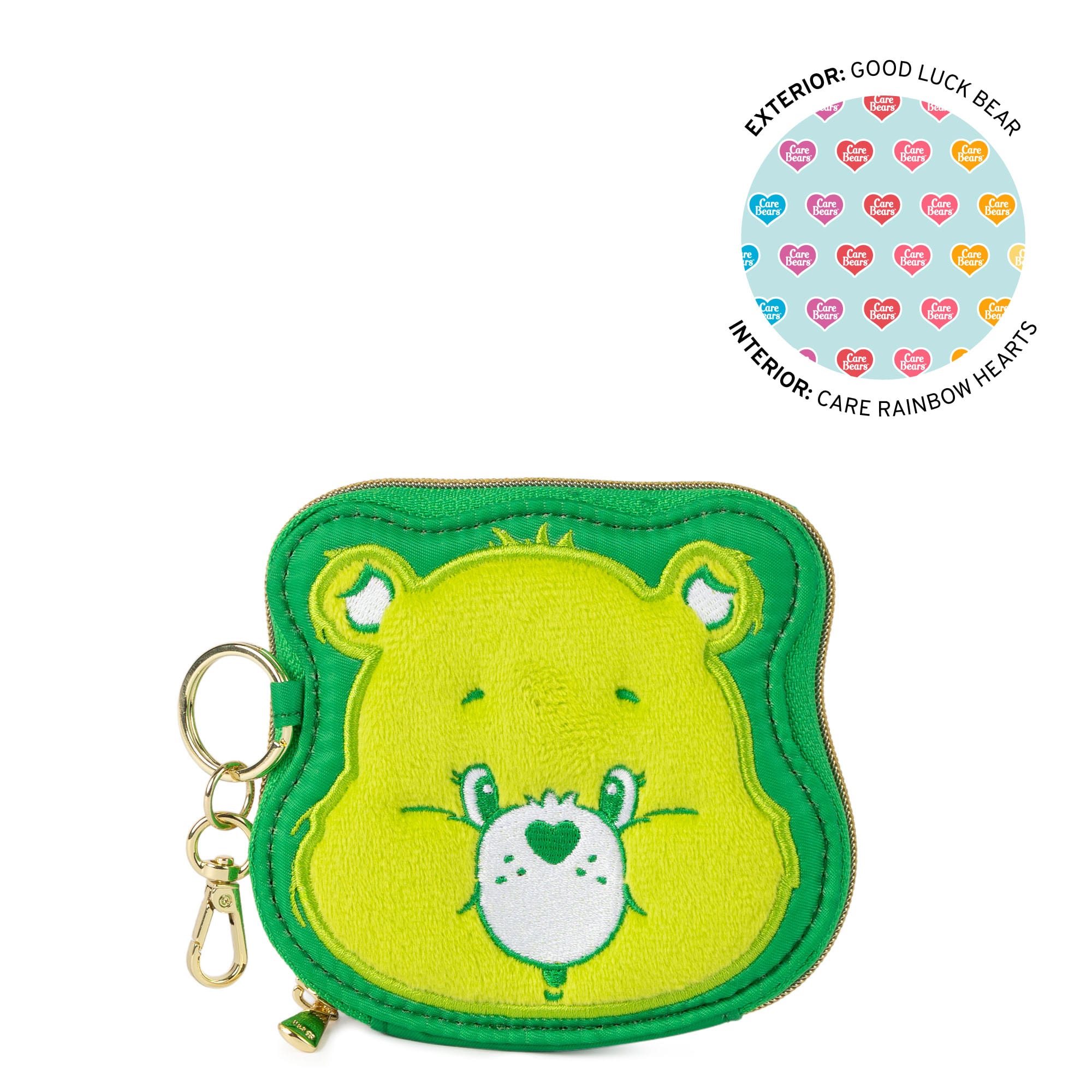 Care Bears x Lug Coin Pouch - GOOD LUCK BEAR - 24784_LugxCareBears_CoinPouch_GoodluckBear_Angle_01
