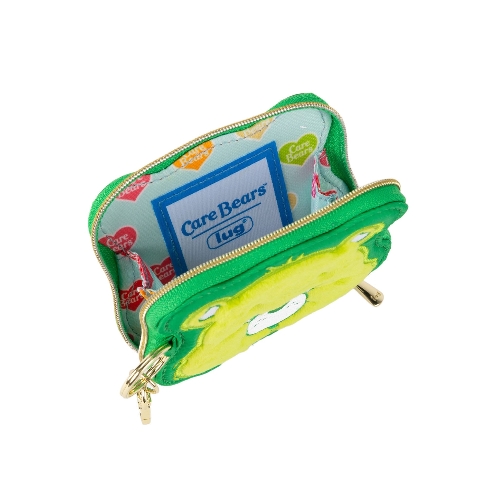Care Bears x Lug Coin Pouch - GOOD LUCK BEAR - 24784_LugxCareBears_CoinPouch_GoodluckBear_Angle_03