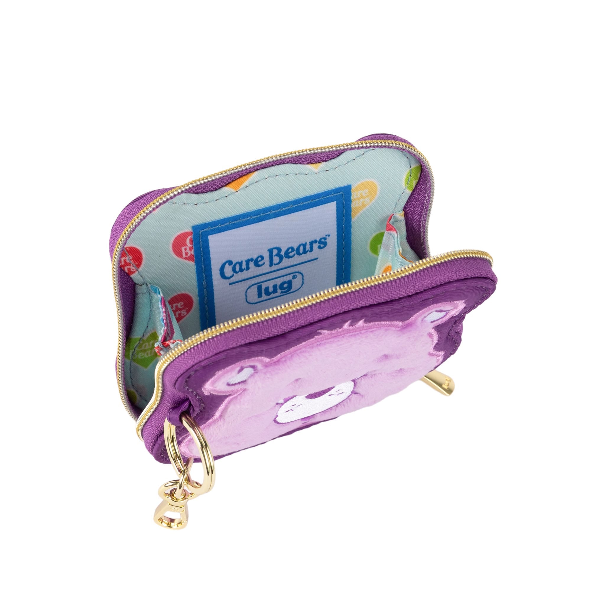 Care Bears x Lug Coin Pouch - SHARE BEAR - 24785_LugxCareBears_CoinPouch_ShareBear_Angle_03