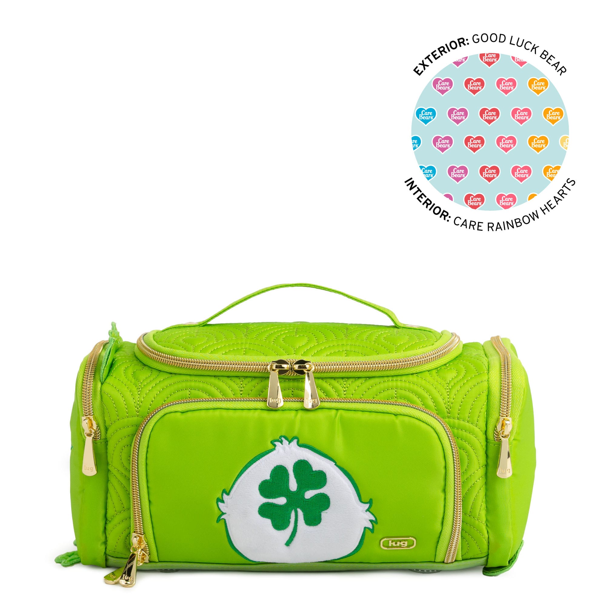 Care Bears x Lug Trolley Medium - GOOD LUCK BEAR - 24791_LugxCareBears_TrolleyMedium_GoodLuckBear_Angle_01