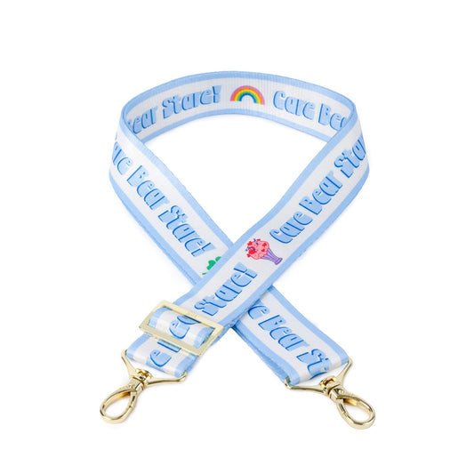 Care Bears X Lug 1.5" Classic Webbed Strap - CARE BEAR STARE - 24795_LugxCareBears_Strap_CareBearStare_Angle_01_10e71bd3-6e85-462c-af68-bf02403cc2eb_1
