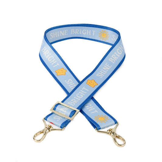Care Bears X Lug 1.5" Classic Webbed Strap - CARE BEARS HEARTS BLUE - 24799_LugxCareBears_Strap_ShineBright_Angle_01_2bfe9c48-1aea-4c33-a84e-5f11bfce8dd9