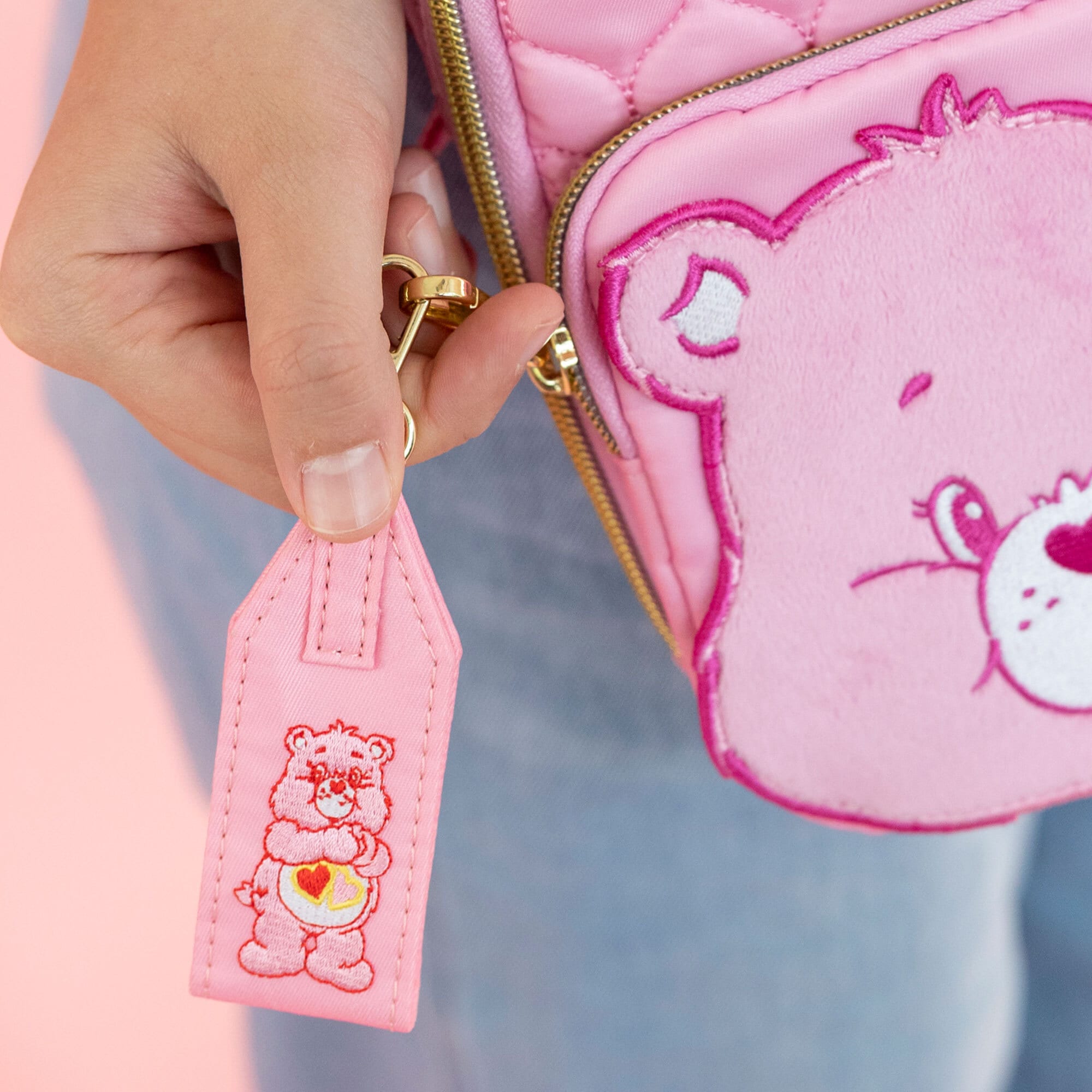 Care Bears x Lug Oversized Puller with Clasp - - 24814_CareBearsxLugNovelty24818_LugxCareBears_OversizedPuller_LovalotBear_Hover