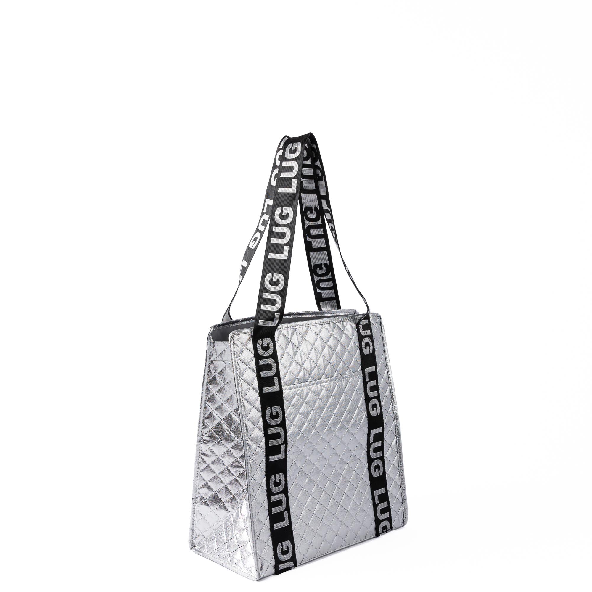 Transit Reusable Tote Bag - METALLIC SILVER - 24863_TransitTote_MetallicSilver_Angle_02