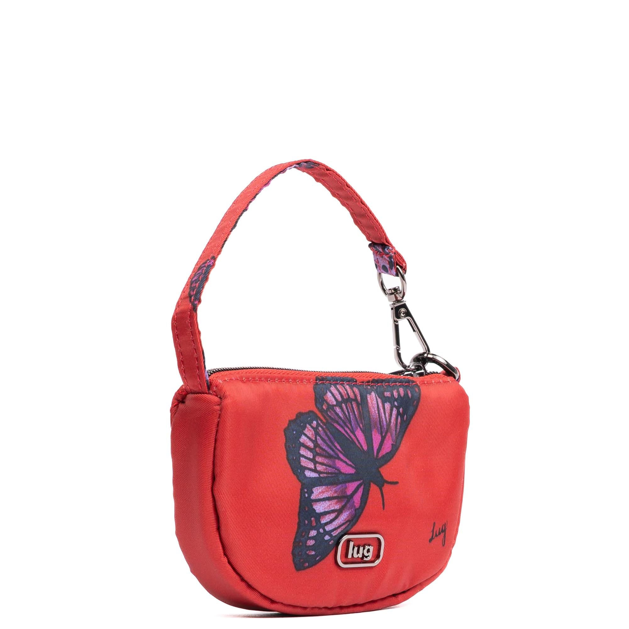 Embroidered Disco Pouch - BUTTERFLY POPPY - 24903_Disco_ButterflyPoppy_Angle_02